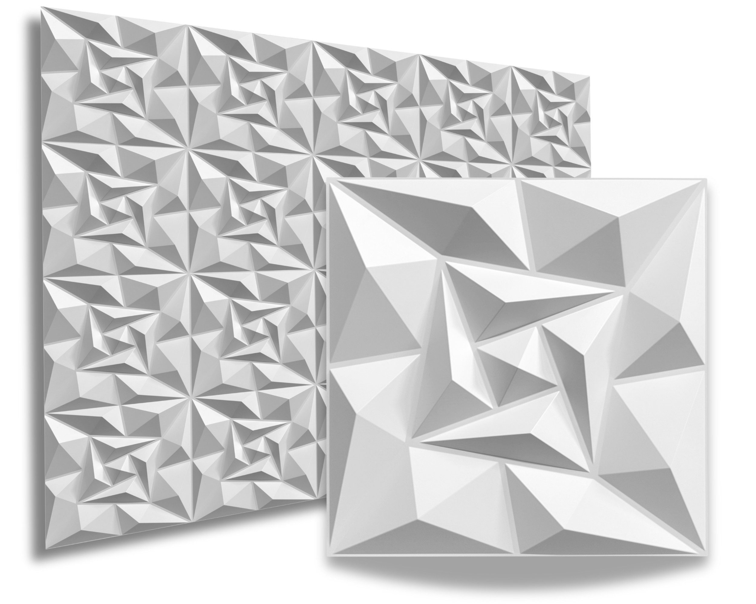 IKHEMalarka 3D Wandpaneel 3D Paneele PVC Kunststoffpaneele, BxL: 50,00x50,0 günstig online kaufen