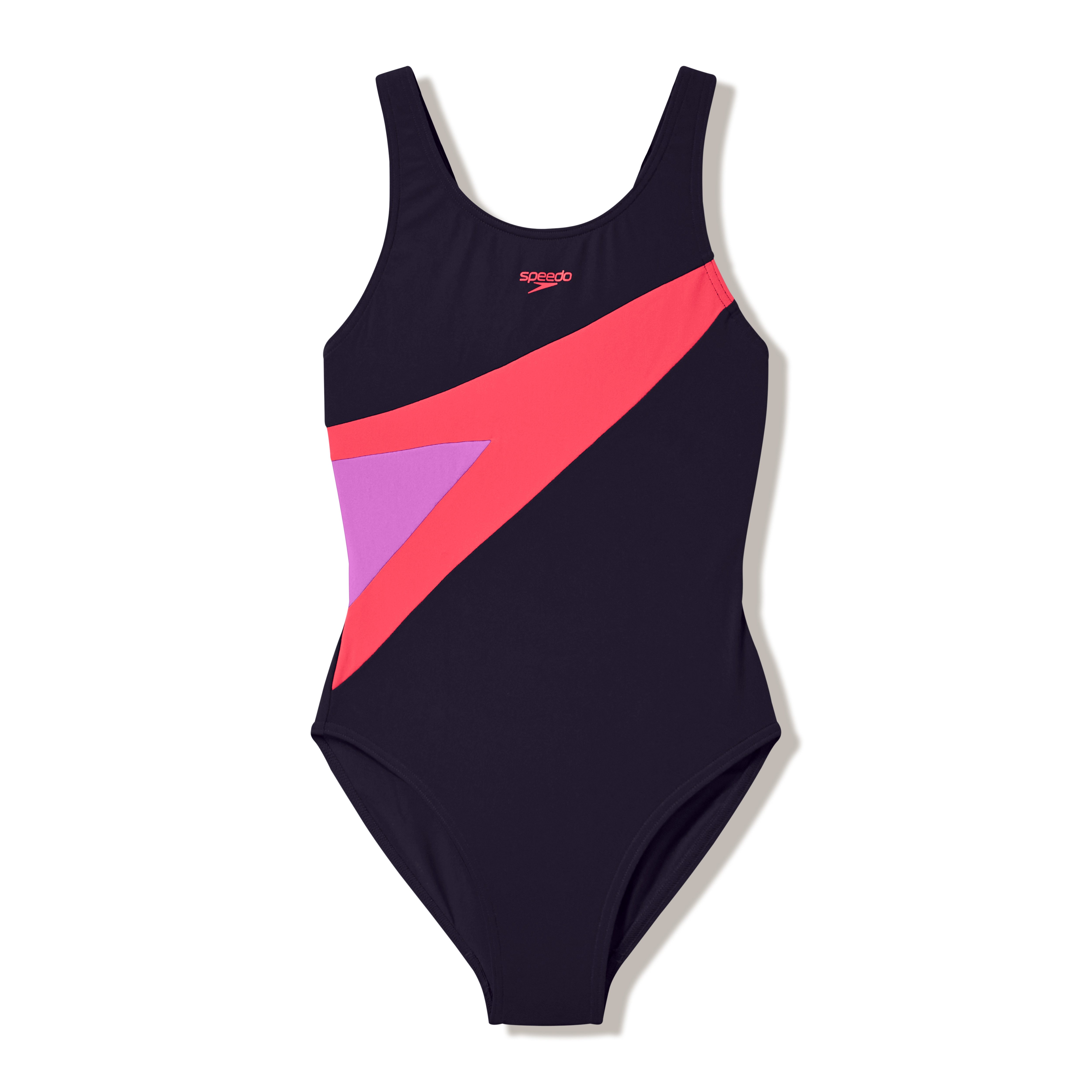 Speedo Badeanzug HYPERBOOM BUTTERFLY BACK 1PC BLK/PNK
