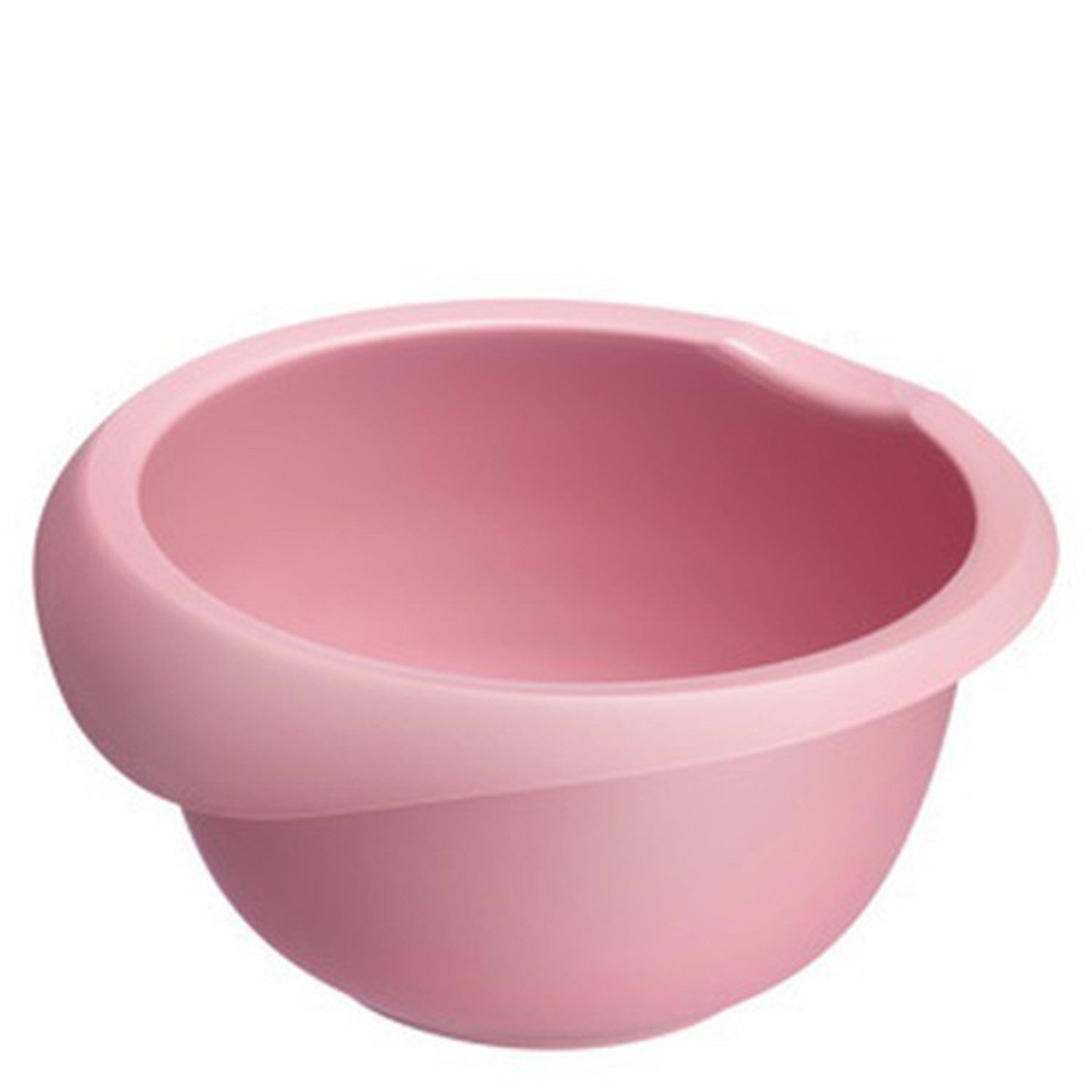 WESTMARK Rührschüssel Rührschüssel 2,5 l mit Ausgießer und Gummiboden Rosa, PP, Mit Ausgießer und Gummiring im Boden