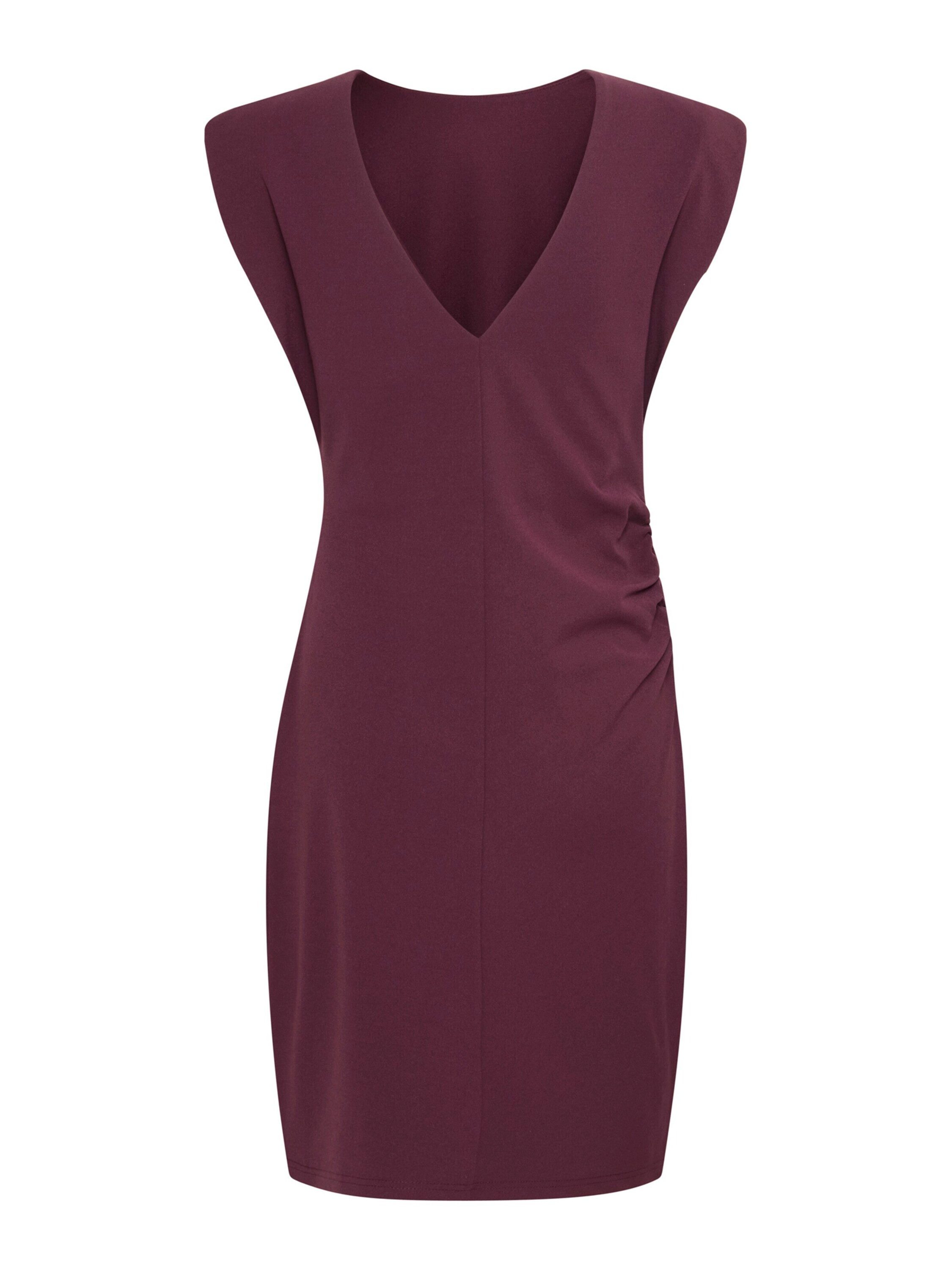 ICHI Jerseykleid IH Mitine (1-tlg) Drapiert/gerafft