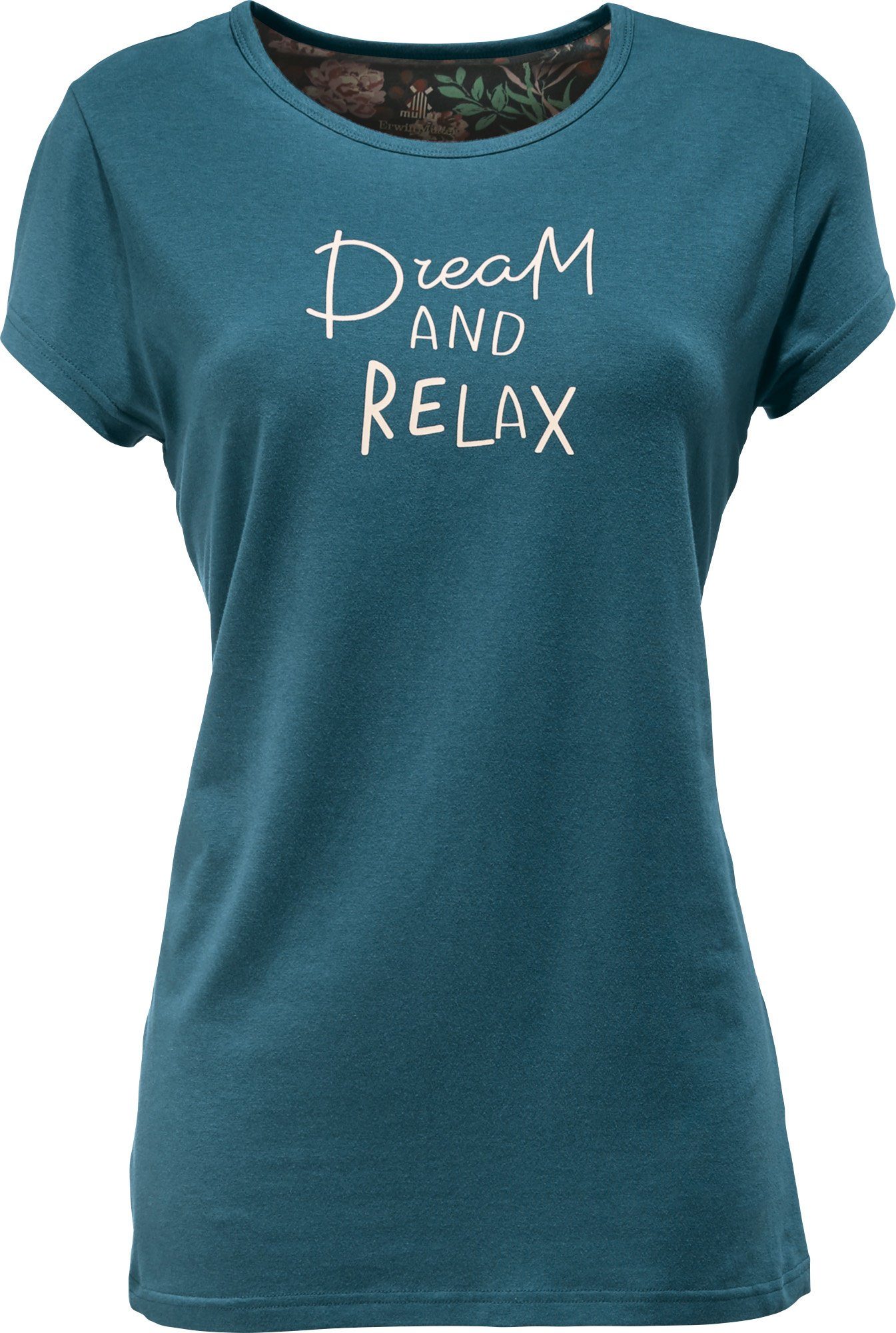 Pyjamaoberteil Damen-T-Shirt