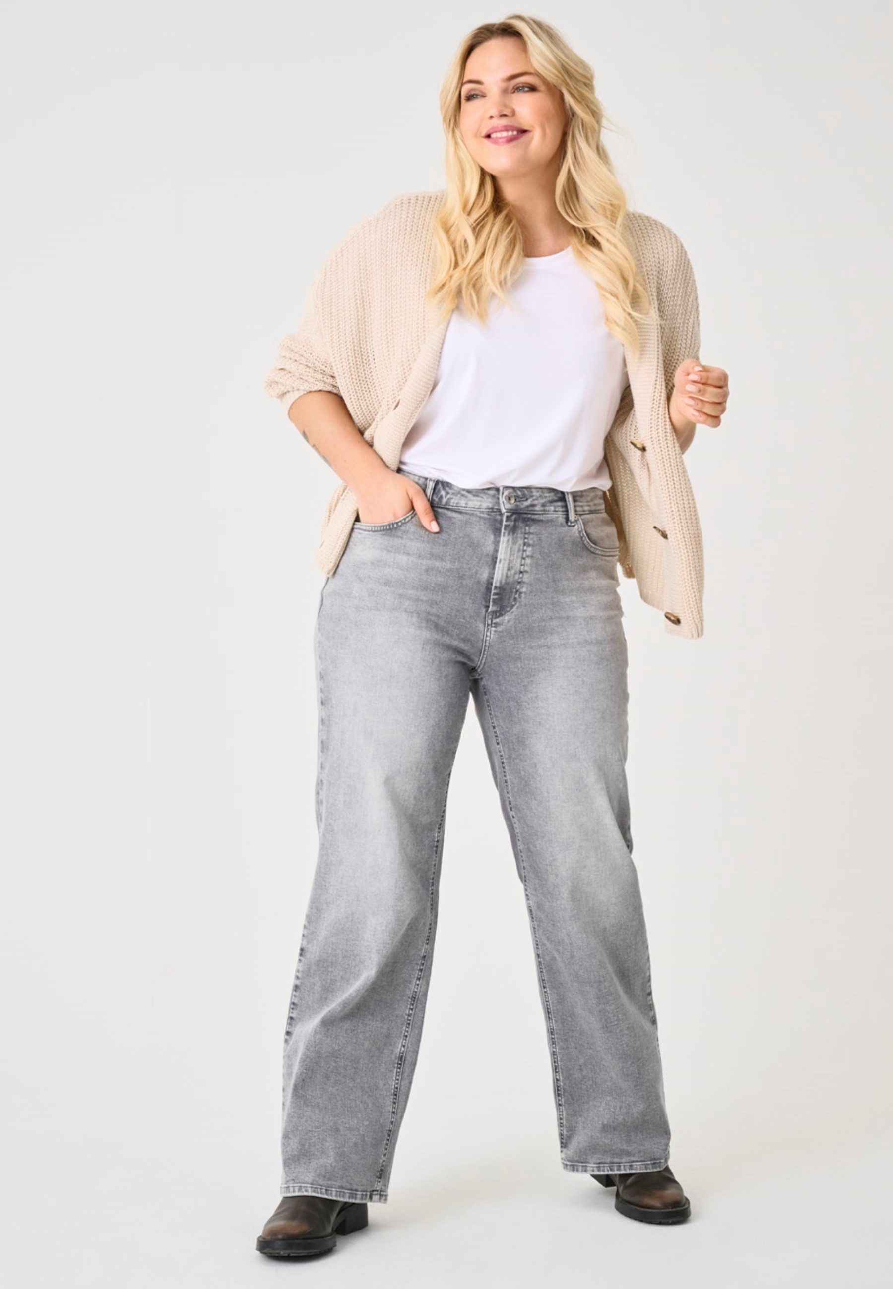 ONLY CARMAKOMA High-waist-Jeans CARWILLY HW WIDE günstig online kaufen