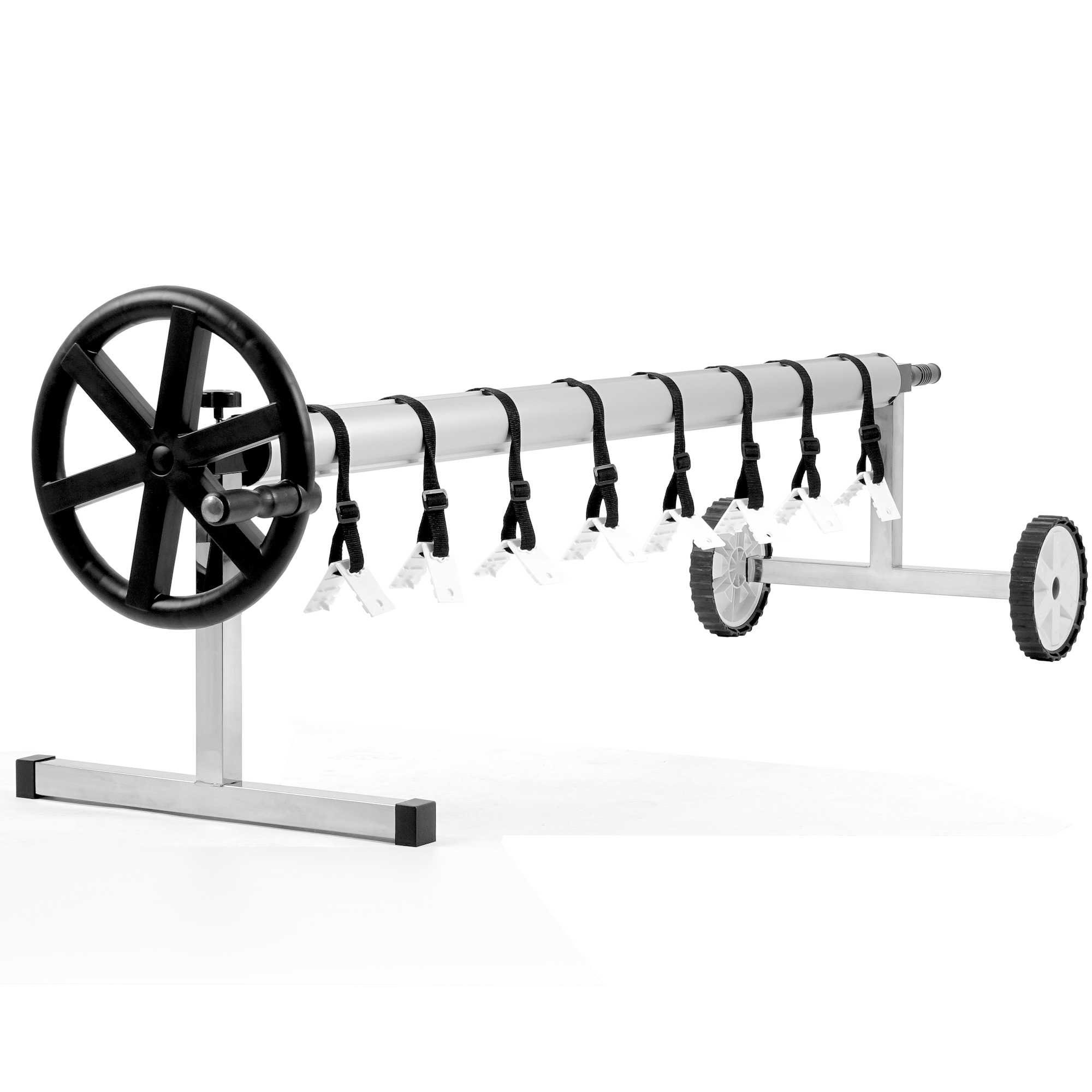 Zelsius Planenaufroller Fahrbares Edelstahl Aufrollsystem, für Solar-, Pool Planen, Довжина verstellbar