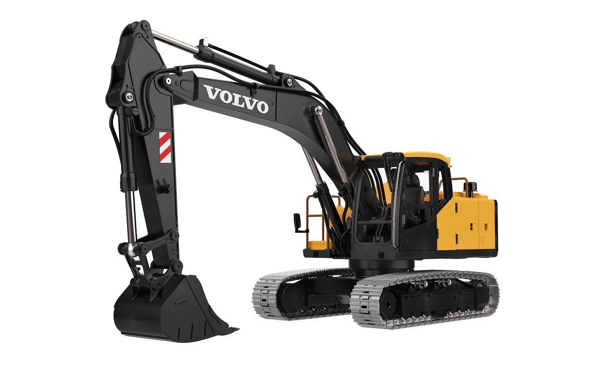 fm-electrics RC-Bagger FM Double E EC160E Volvo 1:14 RC Bagger Elektrisch Vollmetall RTR