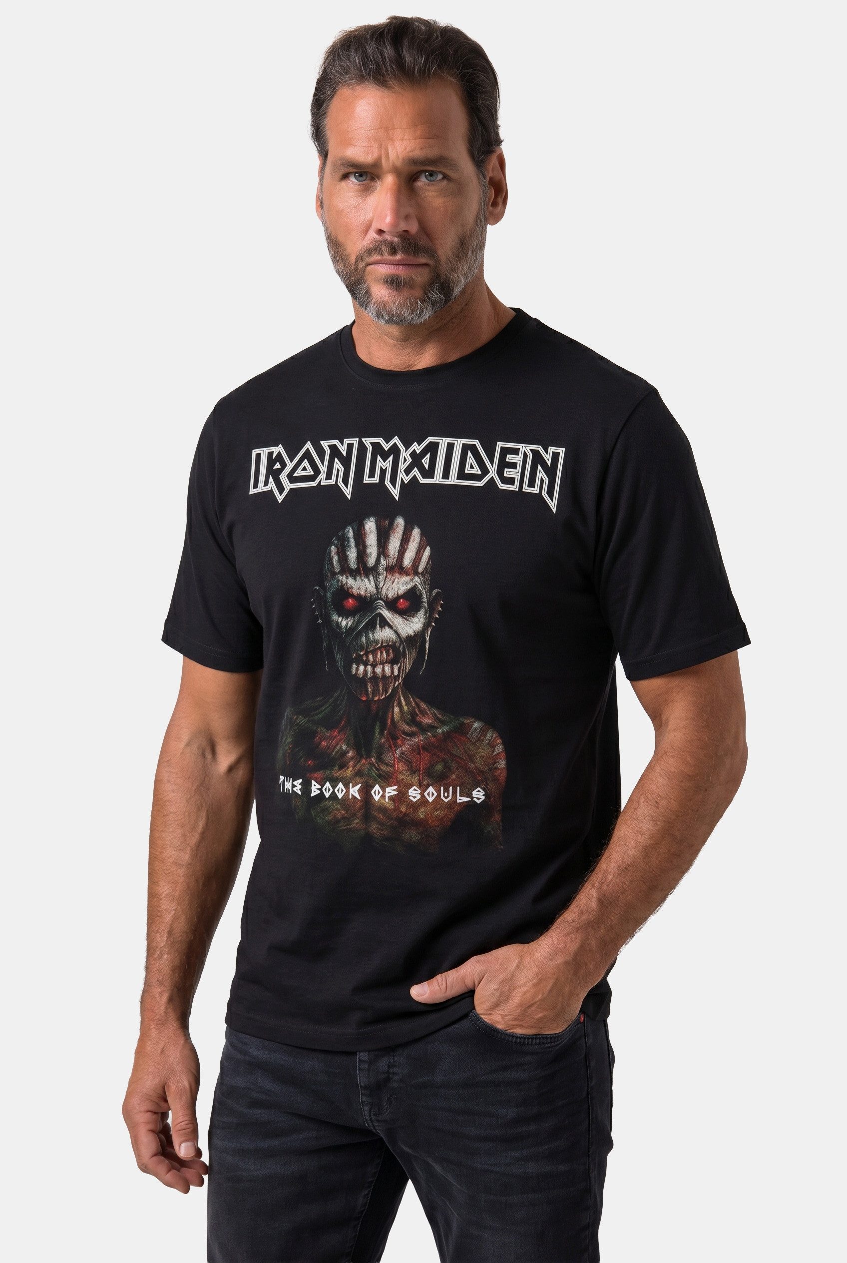 JP1880 T-Shirt T-Shirt Bandshirt Iron Maiden Halbarm