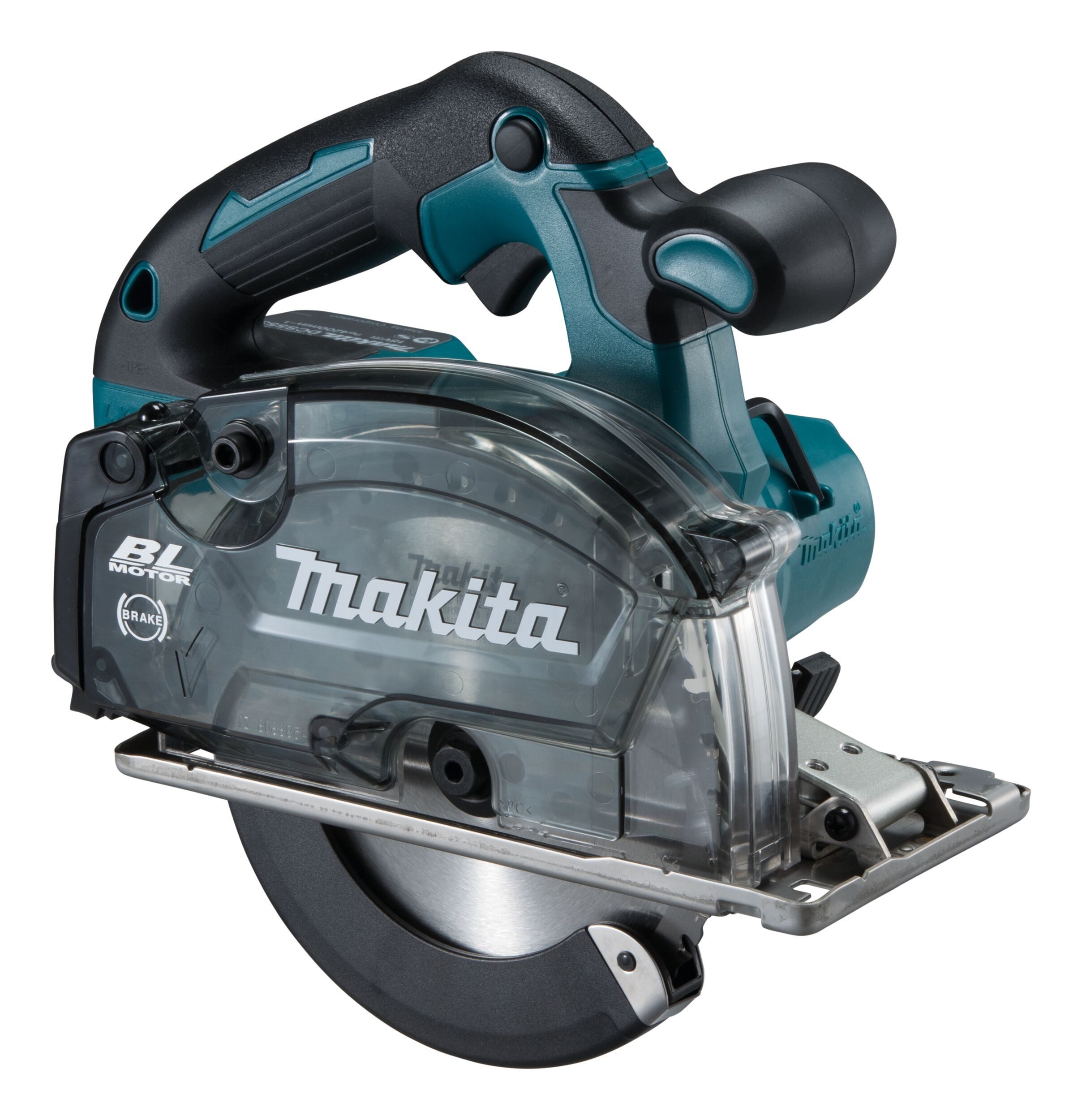 Makita Akku-Handkreissäge, Metallhandkreissäge 18V, DCS553Z, 150 mm, Ohne Akku - im Karton