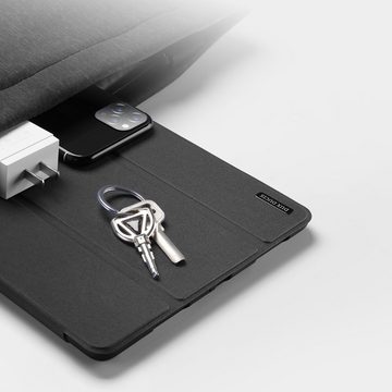 Dux Ducis Tablet-Hülle Hartschale mit Smart Sleep und integrierter Standfunktion Etui Schutz Hülle Tasche Cover kompatibel mit XIAOMI MI PAD 5 PRO, schwarz