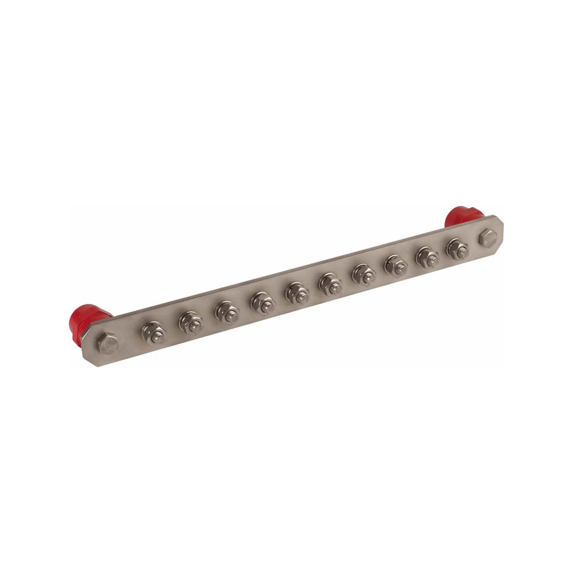 DEHN U-Schiene DEHN Potentialausgleichschiene o. Abdeckung Niro PAS I 10AP M10 V2A