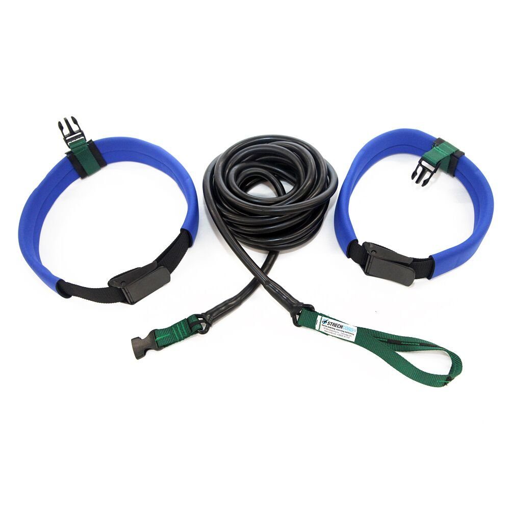 kg Long Aqua-Gym Ideal zur Zugseil Steigerung Schwimmkraft und StrechCordz Belt, Zugstärke der Ausdauer Grün, 3,6–10,8 Trainingsband