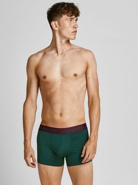 Jack & Jones Boxershorts 3er Pack JACCRESS MICROFIBER TRUNKS Boxershorts (3-St) 3762 in Rot-Dunkelblau