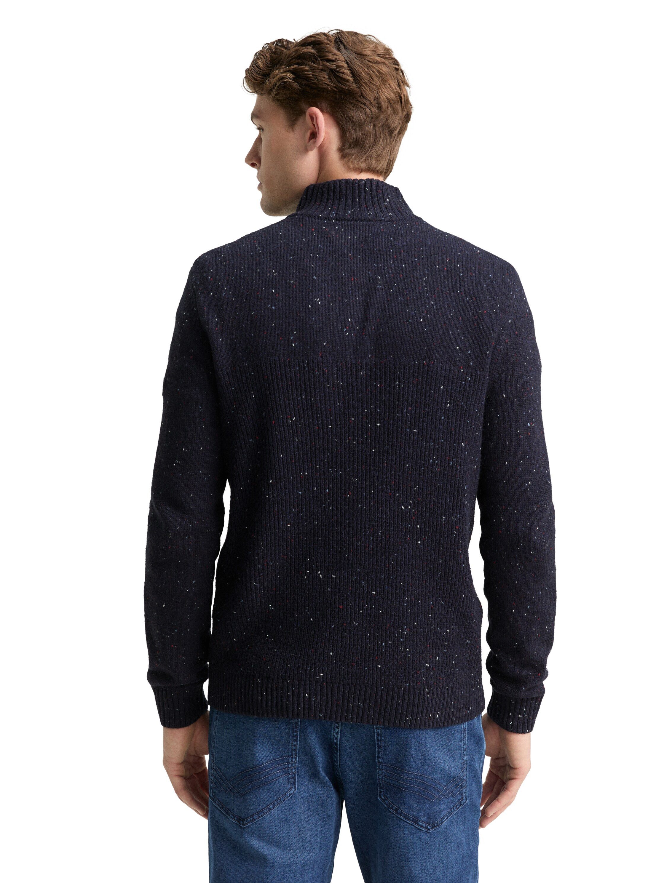 TOM TAILOR Troyer mit Logo Stickerei