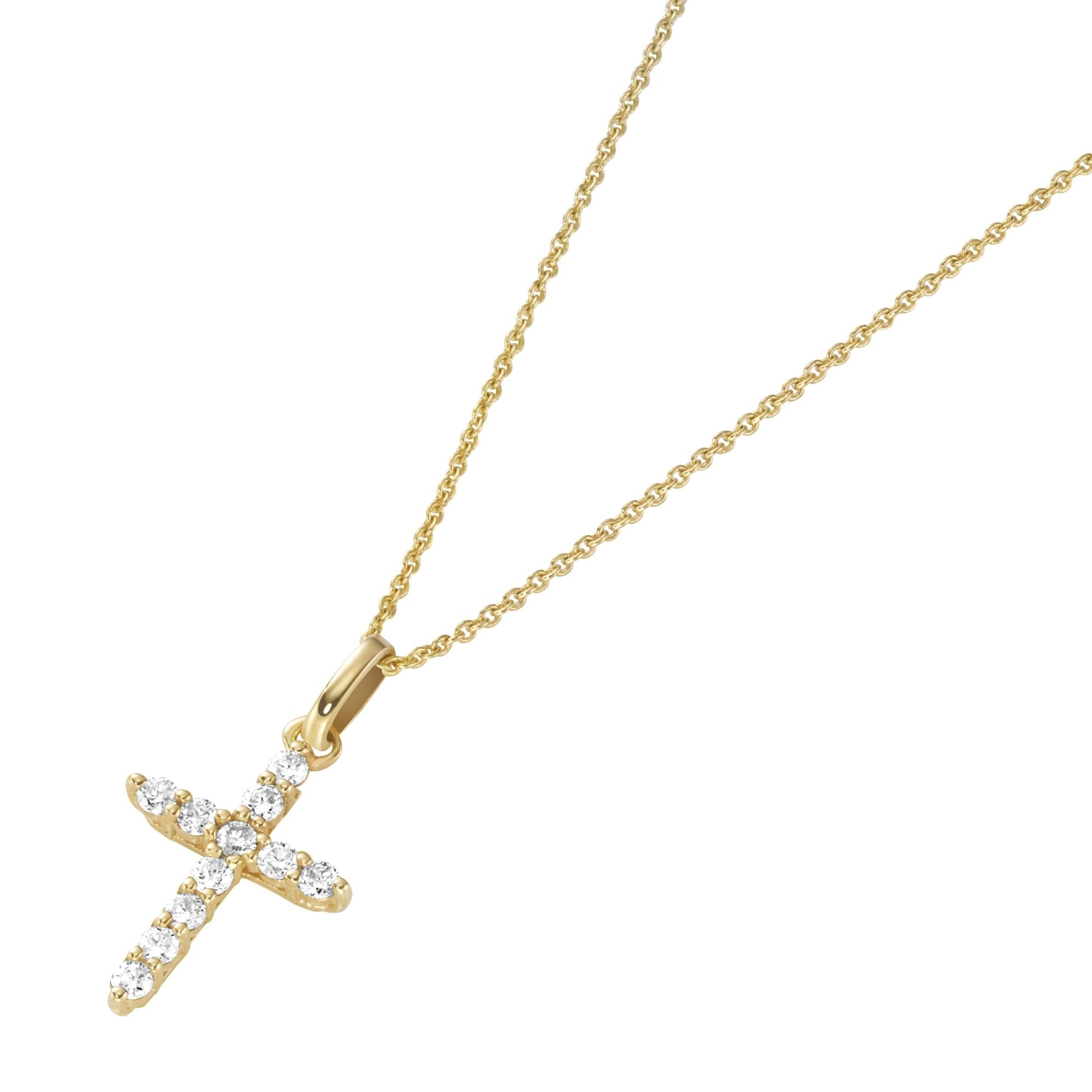 Luigi Merano Kette mit Anhänger Kreuz günstig online kaufen