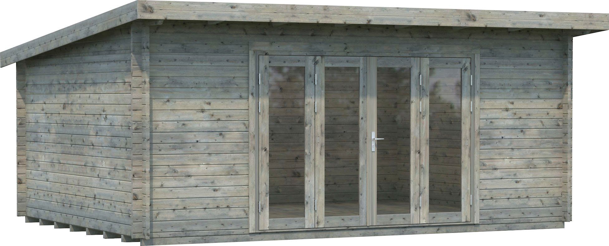 Palmako Gartenhaus Lea, BxT: 578x451 cm, (Set), 19,4 m², mit Fußboden im Gartenhaus