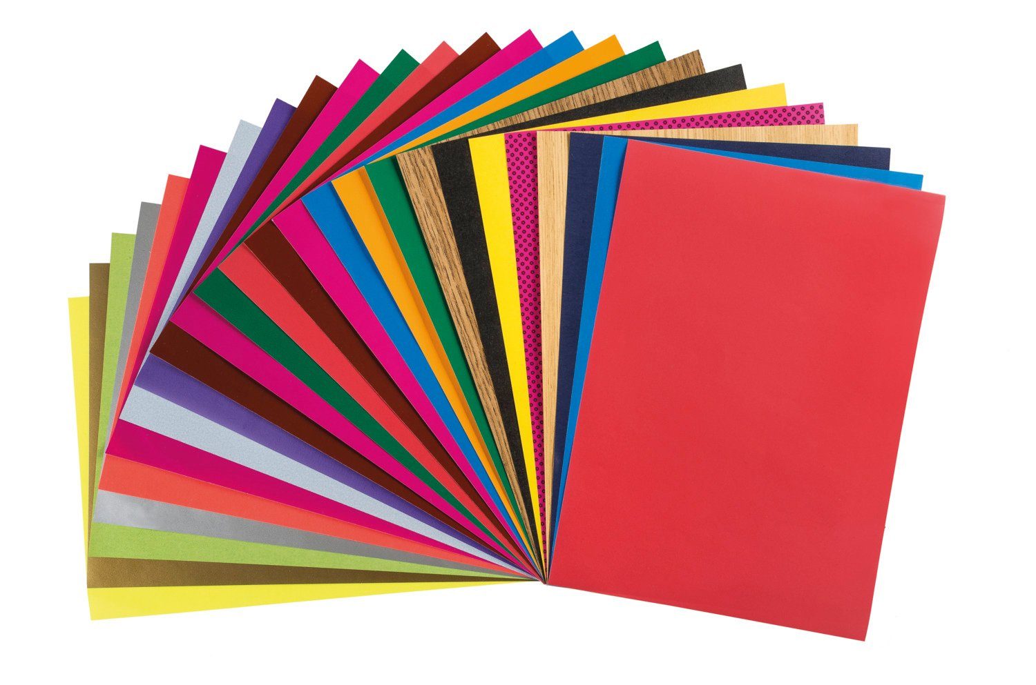 Idena Bastelkartonpapier Idena Buntpapier A4 25 Blatt,sort. ungummiert – Bild 2 von 5