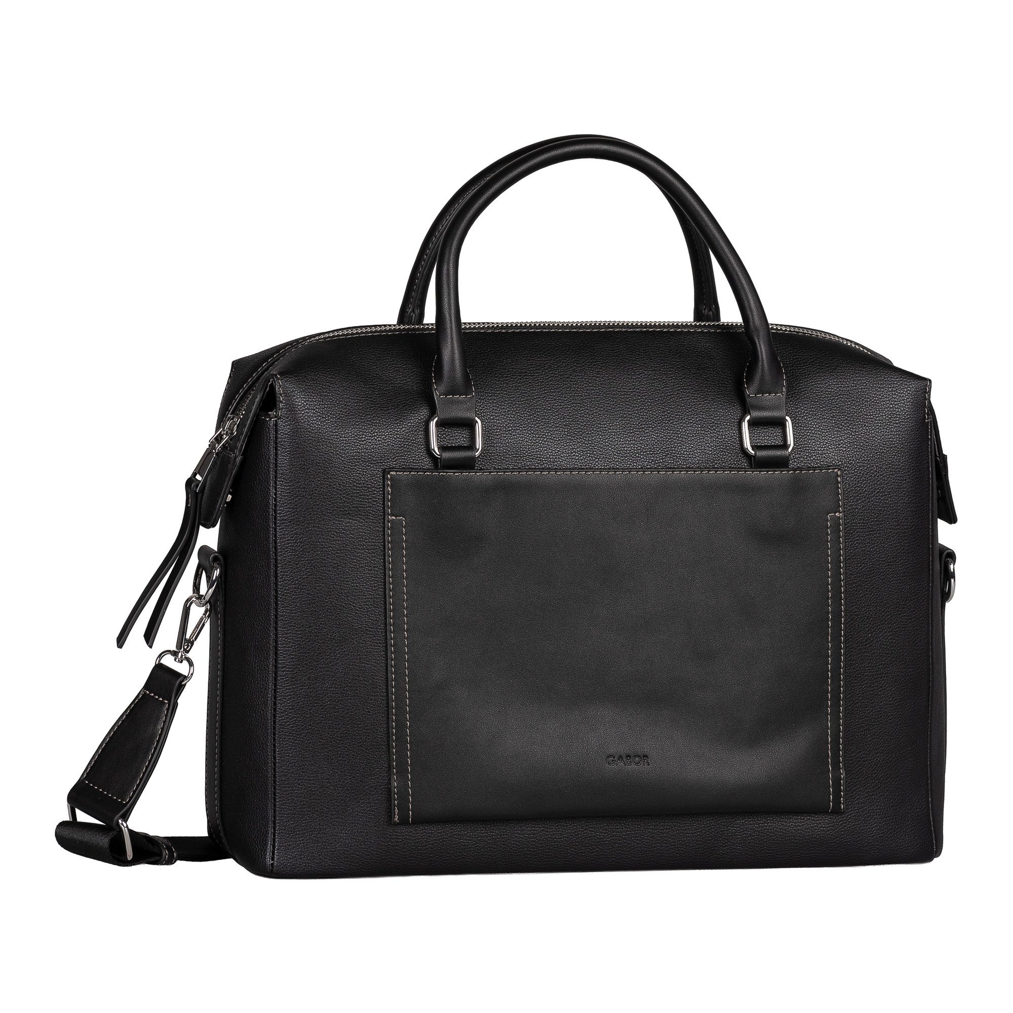 Gabor Aktentasche Emine, Damen Laptoptasche mit Logoschriftzug