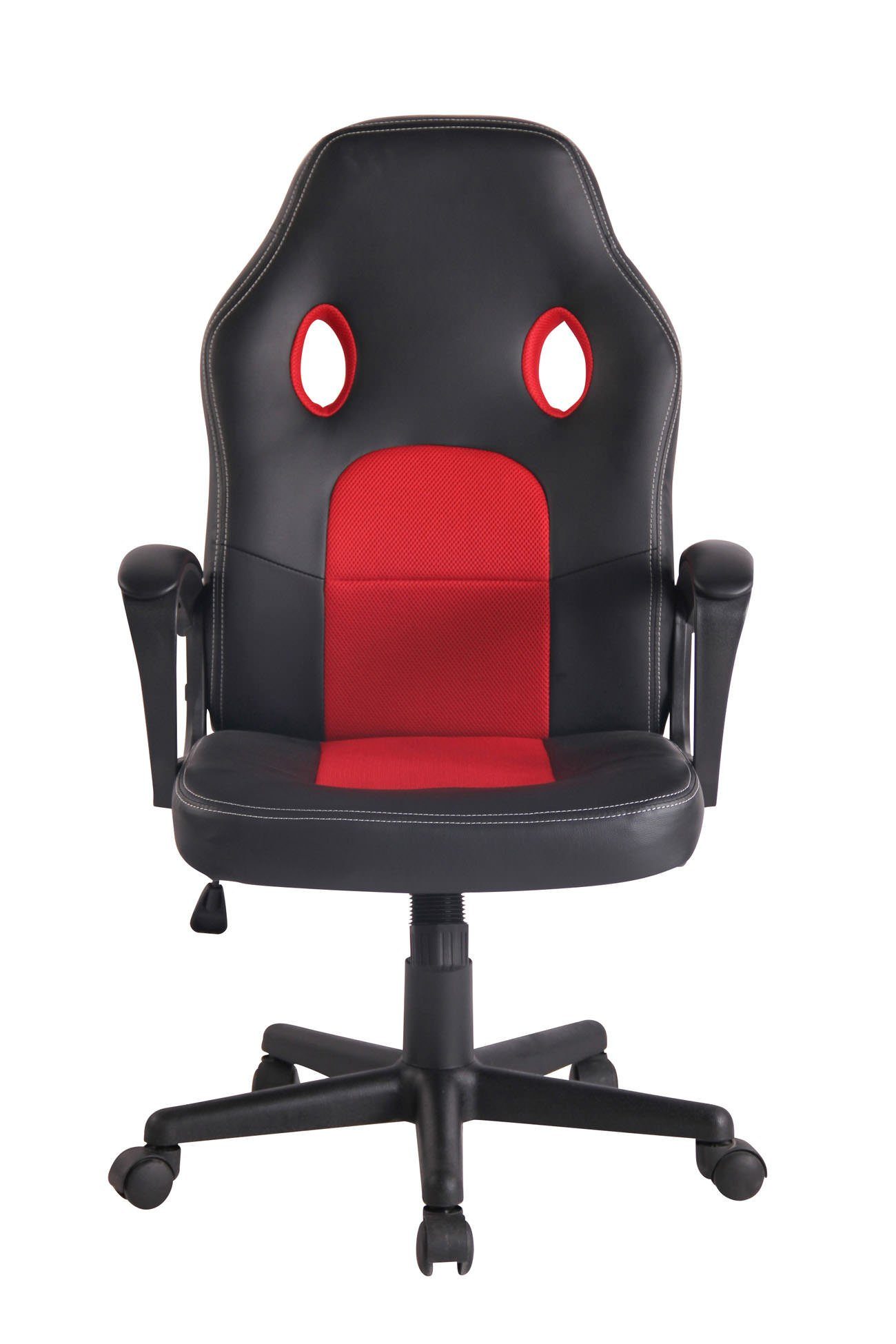 CLP Gaming drehbar Chair Elbing, und schwarz/rot höhenverstellbar