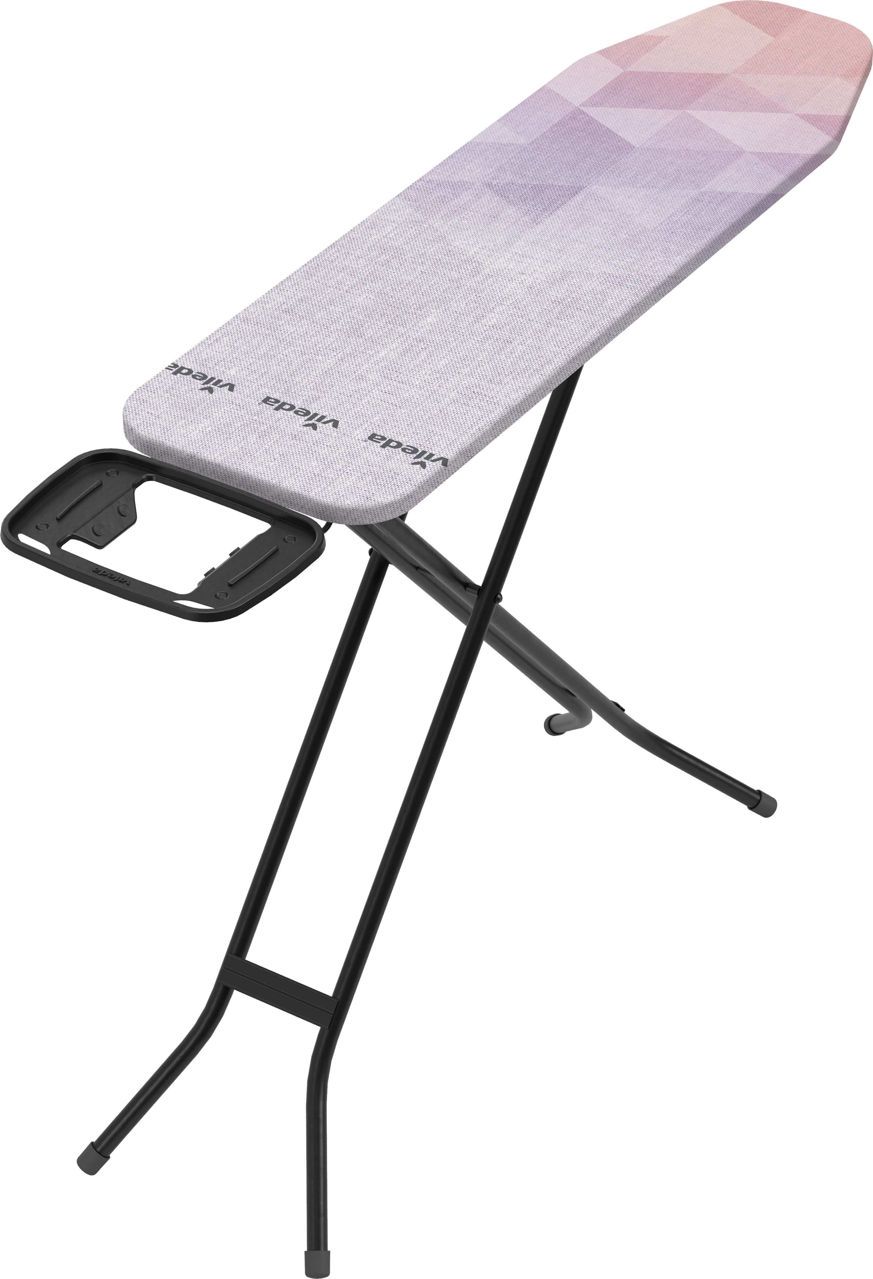 Vileda Bügelbrett Vileda DIAMOND S, Bügelfläche 114x33 cm, mit spezieller Titanbeschichtung
