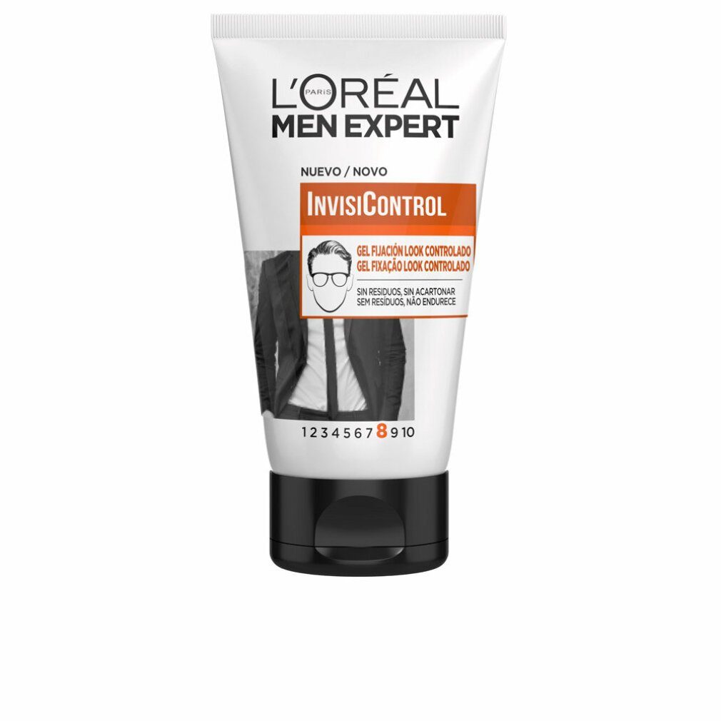 Haargel LOréal Professionnel MEN EXPERT INVISICONTROL gel fijación Nº8 150ml