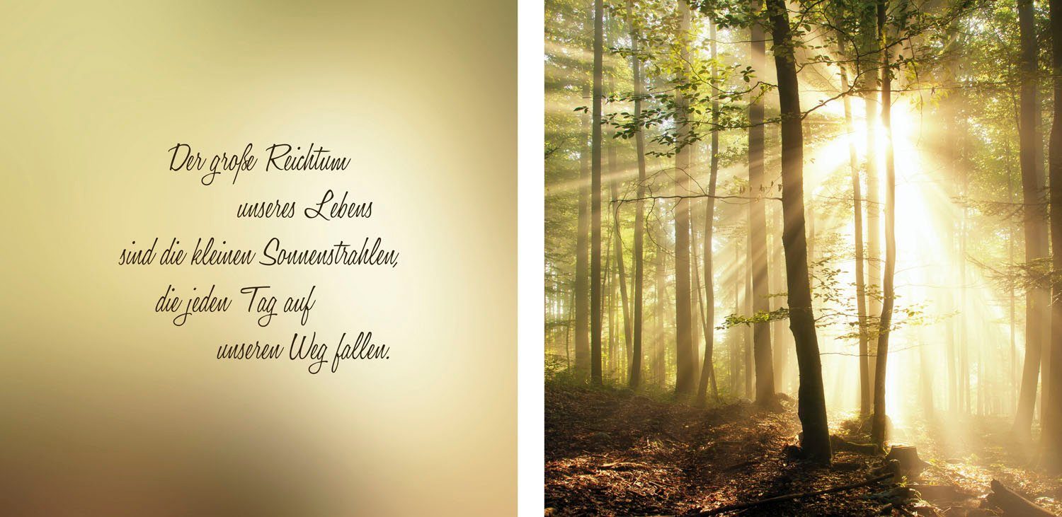 Leinwandbild Sonnenstrahlen