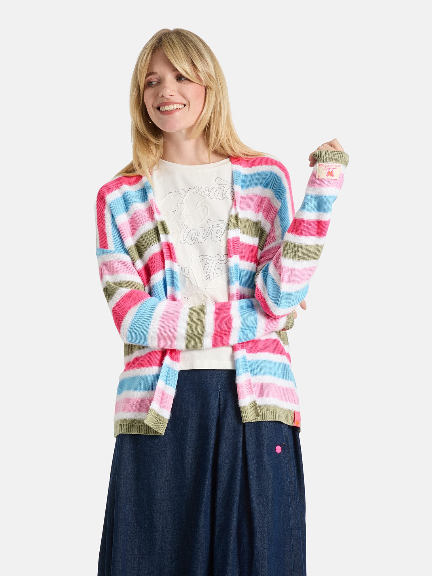 Lieblingsstück Strickfleecejacke MaliskiL mit Baumwolle-Anteil