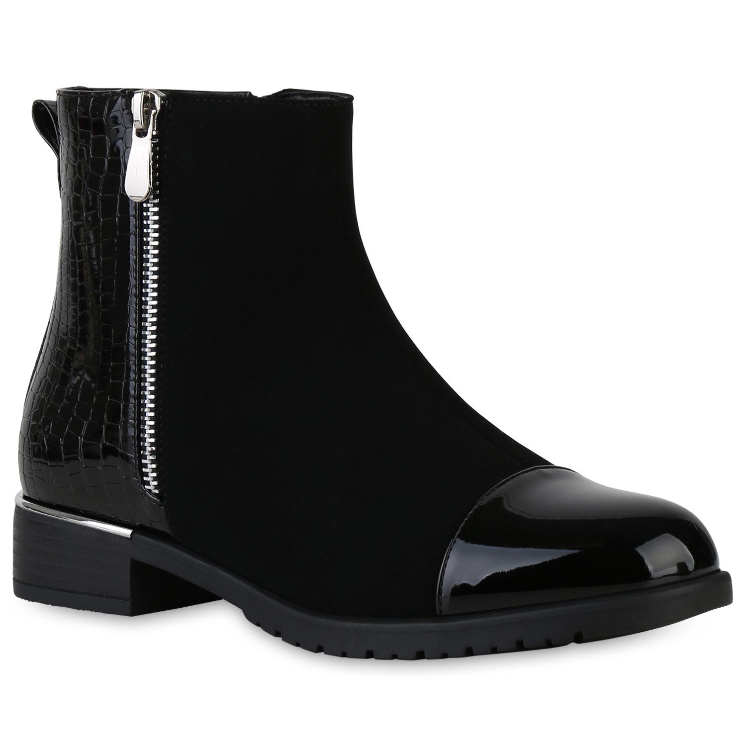 VAN HILL 840501 Stiefelette Damen Leicht Gefütterte Klassische Stiefeletten günstig online kaufen