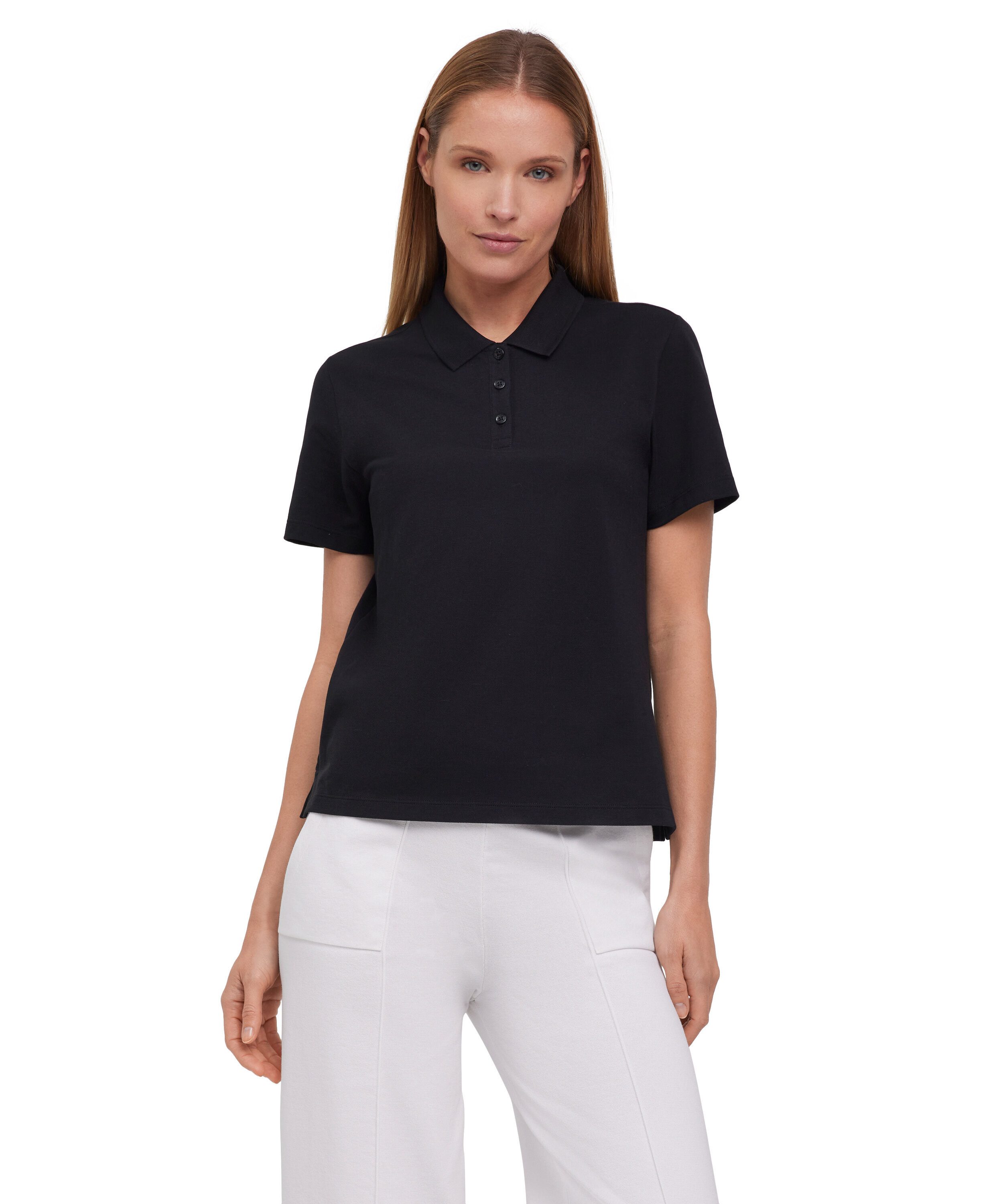 FALKE Poloshirt Essential (1-tlg., 1) aus hochwertiger Pima-Baumwolle