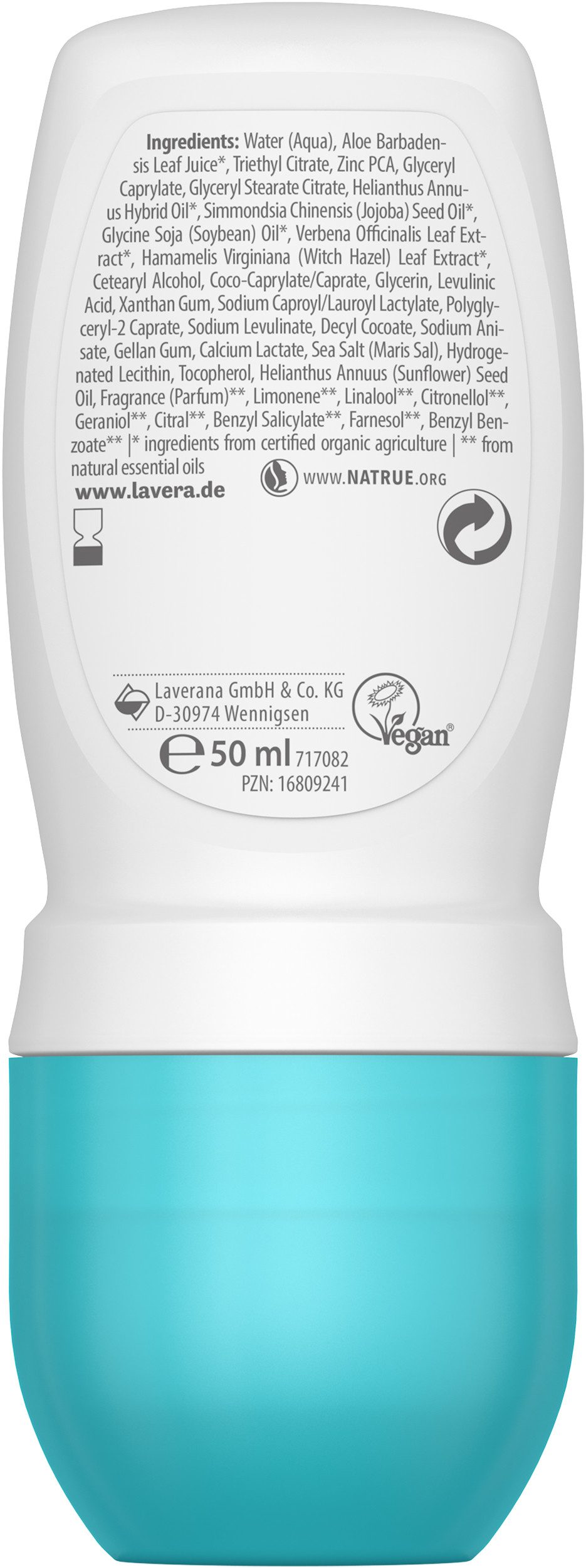 lavera Deo-Roller Deo Roll-on basis sensitive NATURAL & SENSITIVE
