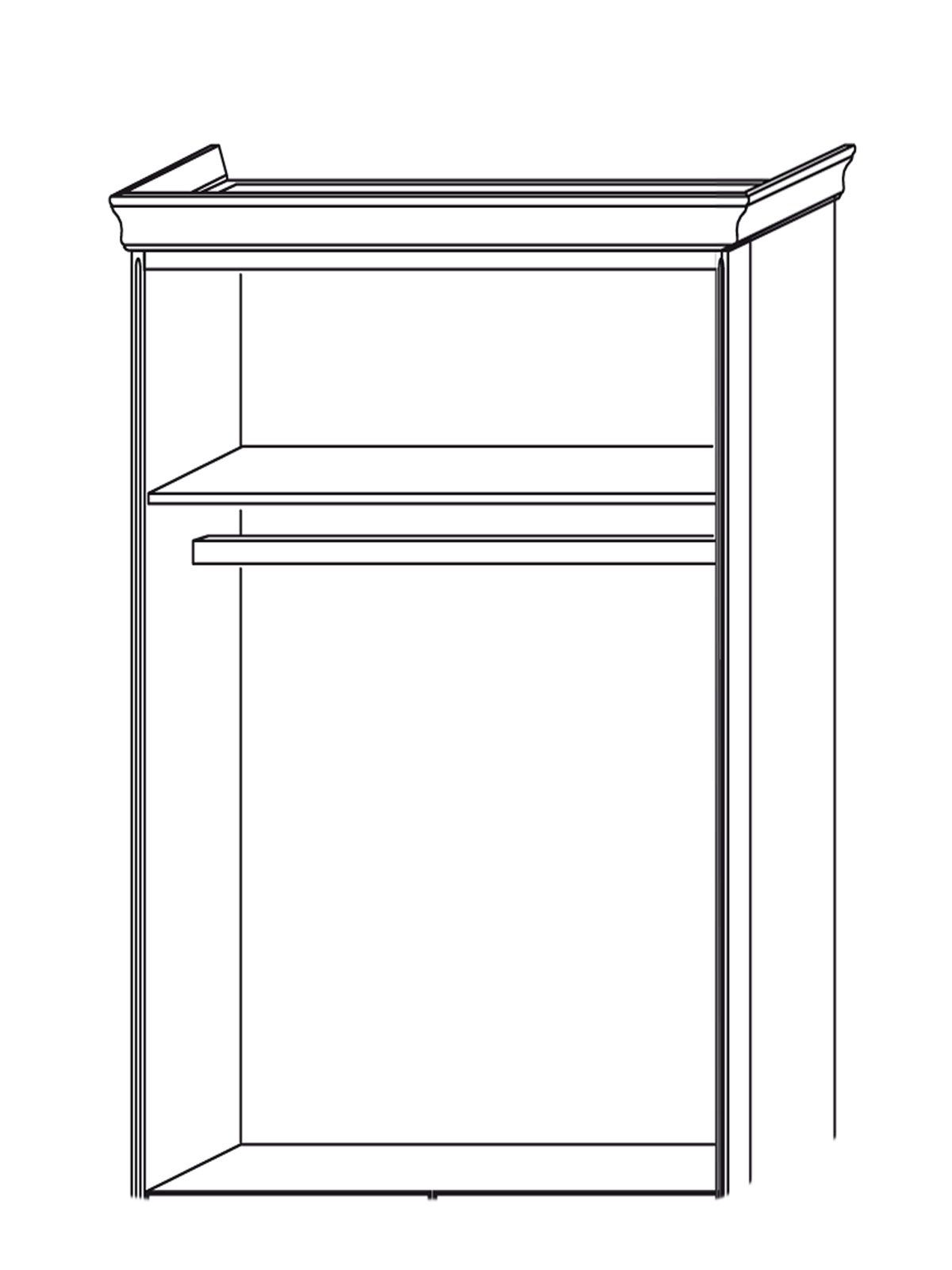 Casamia Kleiderschrank Kleiderschrank Dreams 2/3/4/5/6-türig, Höhe 228 cm, mit Holztüren, Abs. € 1.916,95