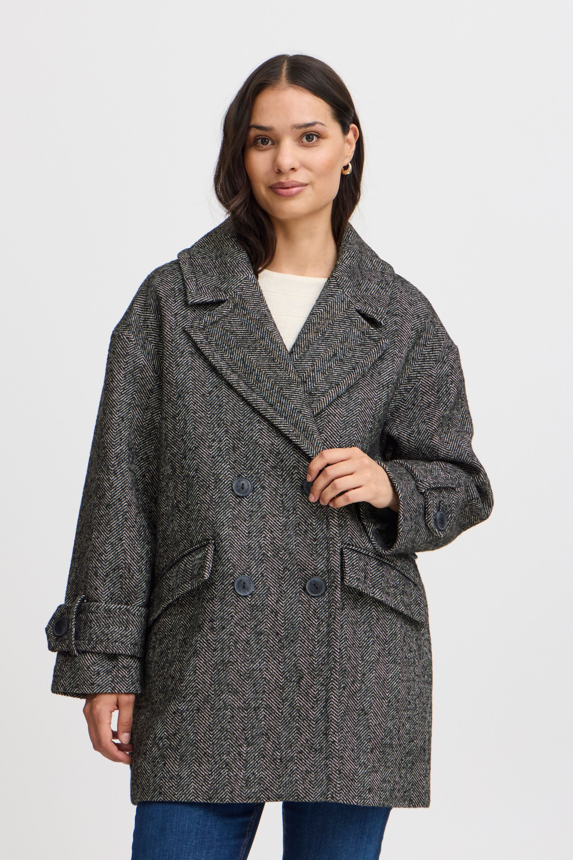 fransa Wintermantel Wolljacke günstig online kaufen