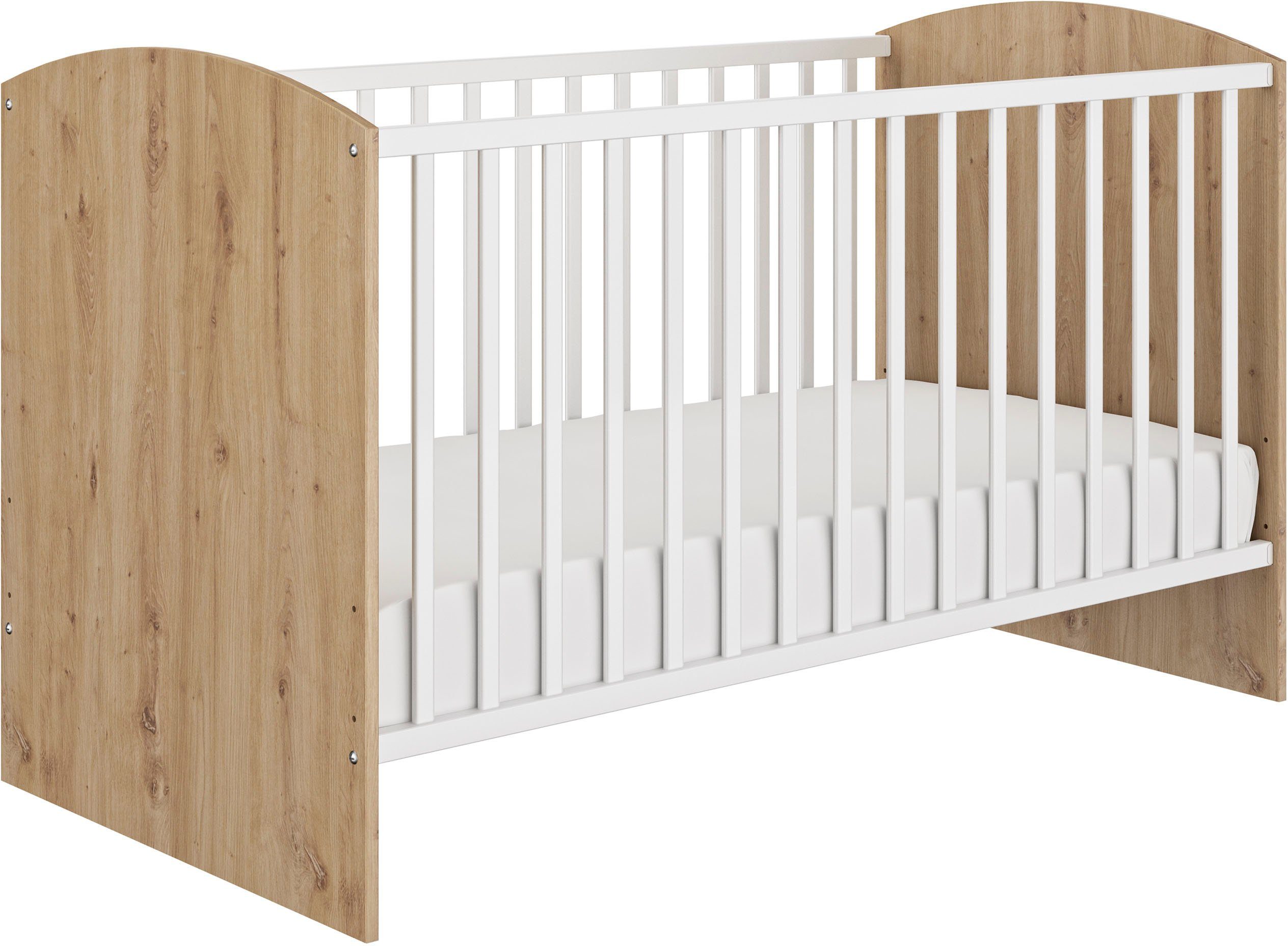 Galipette Baby Room Complete Set Arthur, (6-piece, with wardrobe, bed with drawer, changing table, changing unit and shelf)