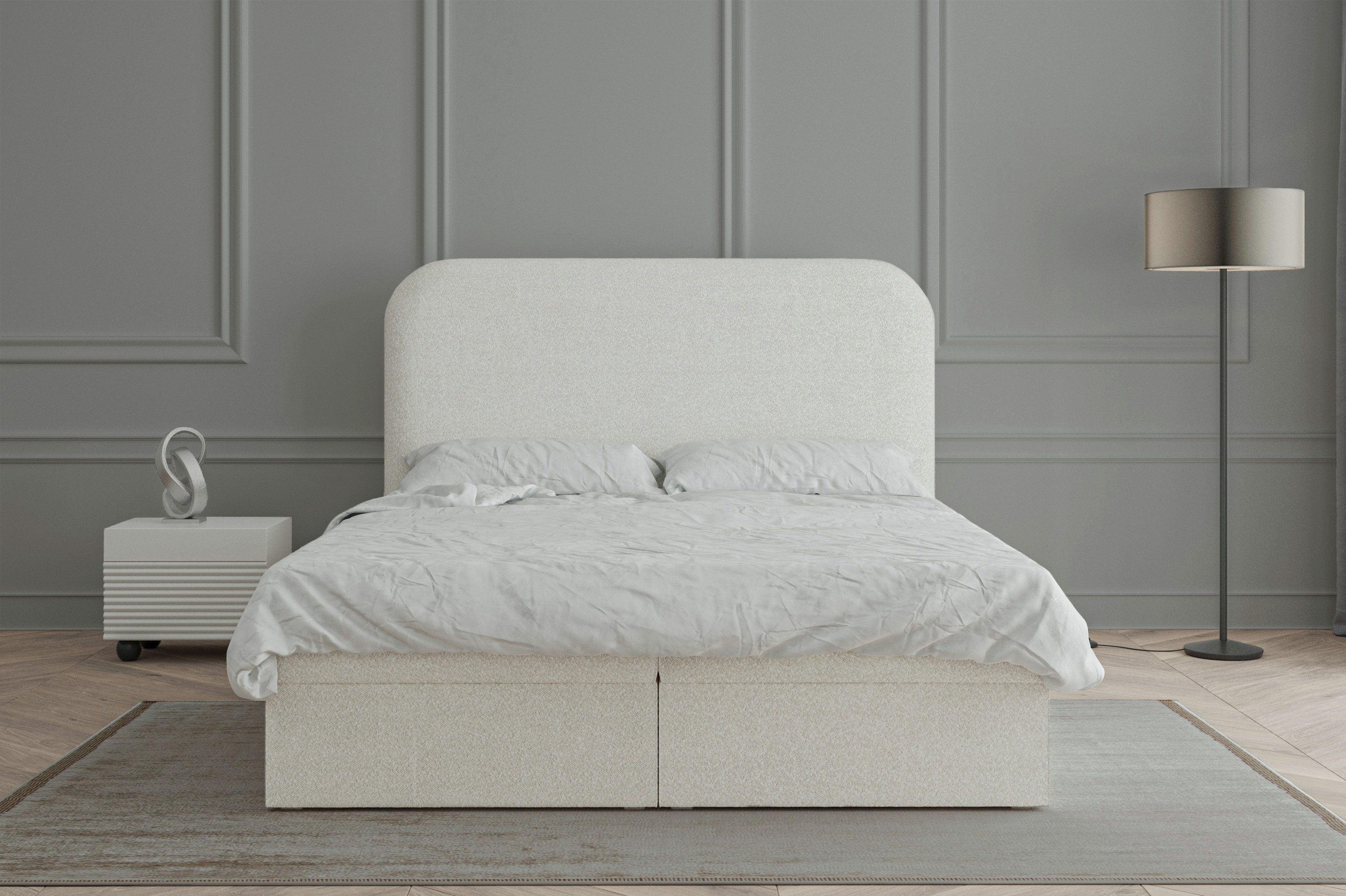 MOEBLO Boxspringbett aus Bouclé Bett 07 günstig online kaufen