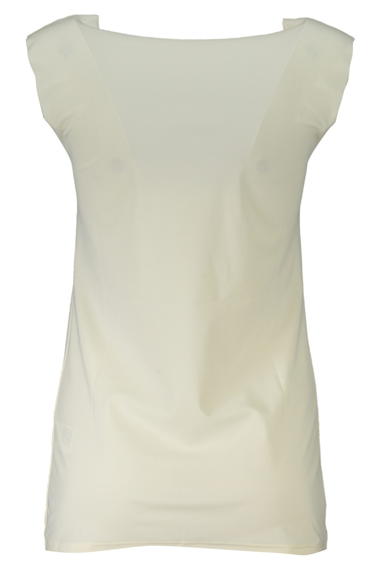 Patrizia Pepe Blusenshirt Damen-Tanktop Weiß: Breite Träger, weiter