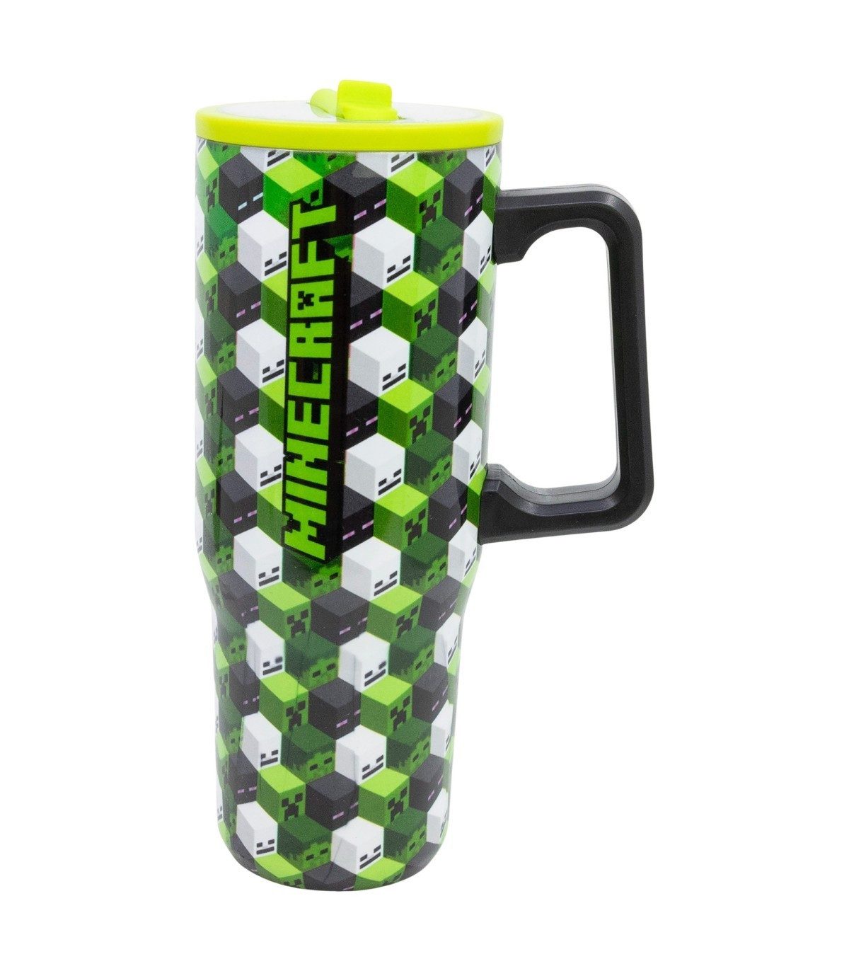 Minecraft Thermoflasche Sipper Mug 920 ml Thermo Trinkbecher mit Griff