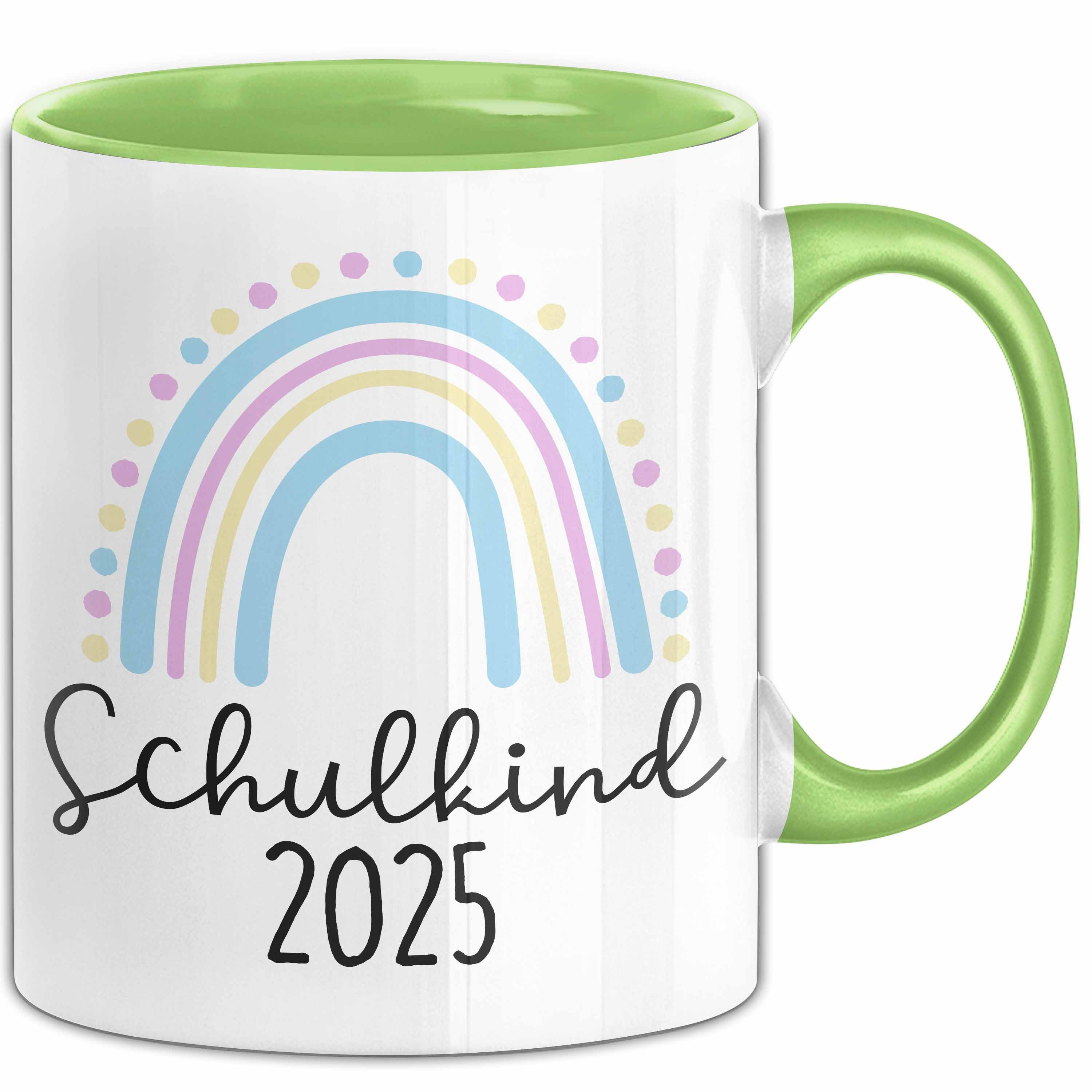 Trendation Tasse Trendation - Einschulung Mädchen 2025 Geschenk Tasse Schulstart