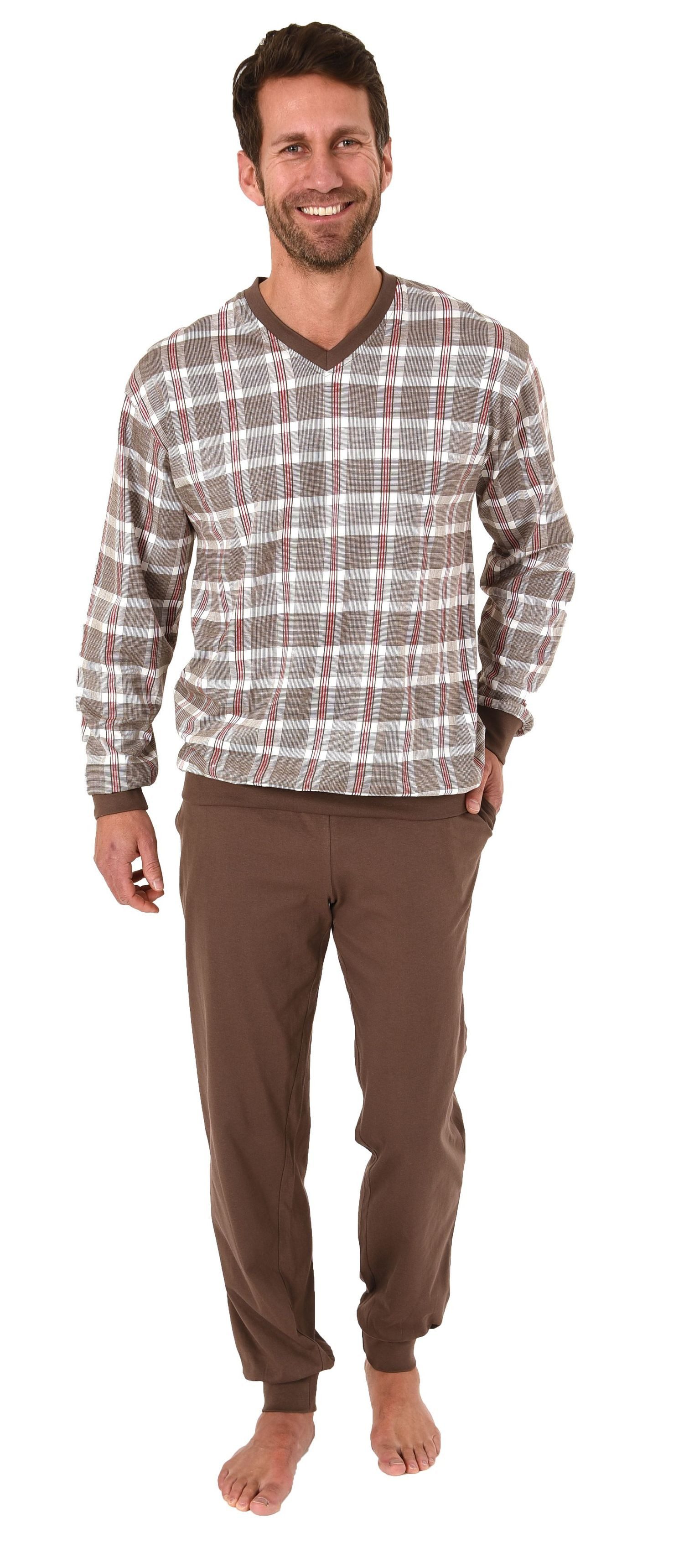 Normann Pyjama Herren Pyjama lang mit günstig online kaufen
