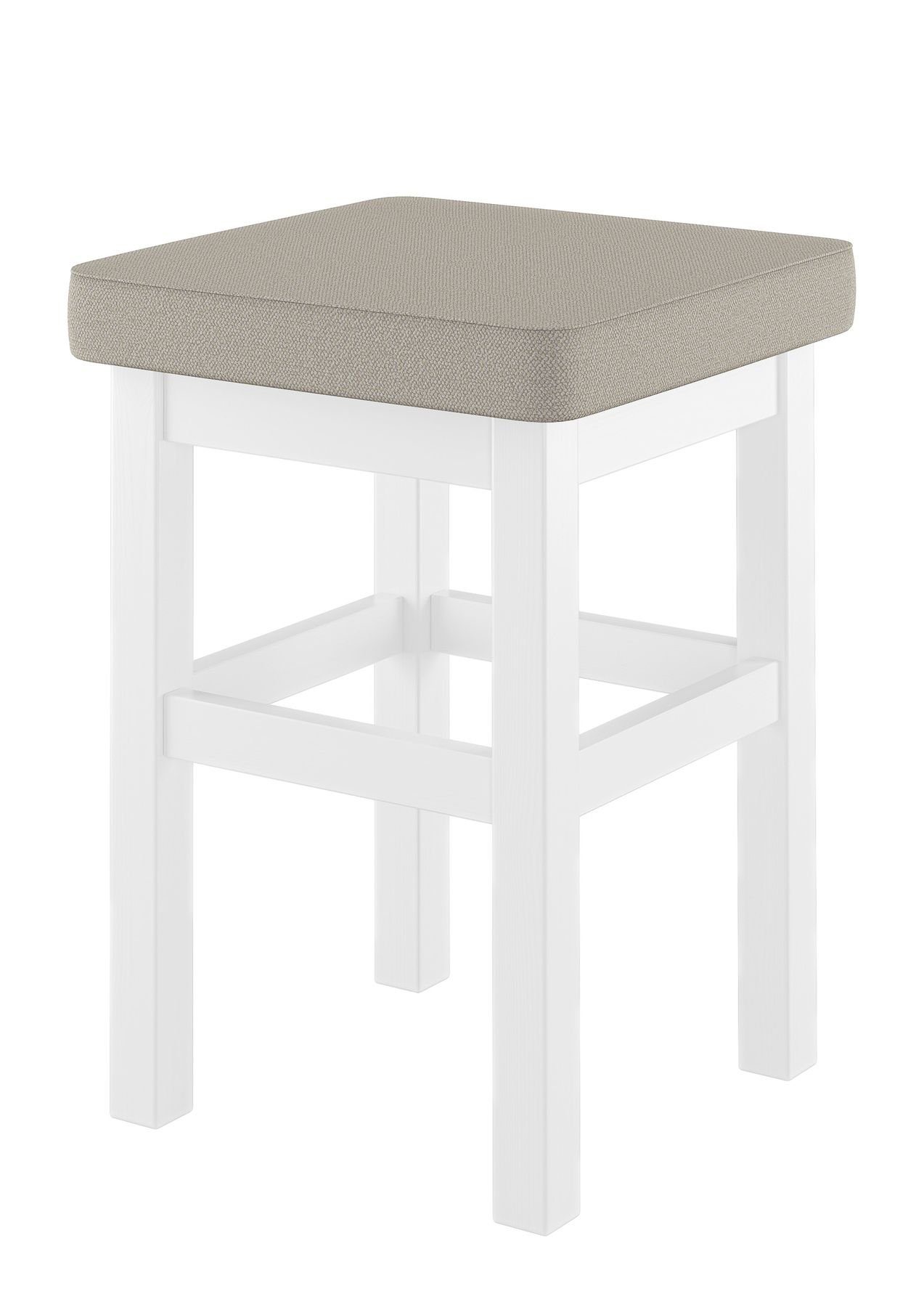 ERST-HOLZ Arbeitshocker Holzhocker mit Verschiedenen Polsterfarben Sitz in günstig online kaufen