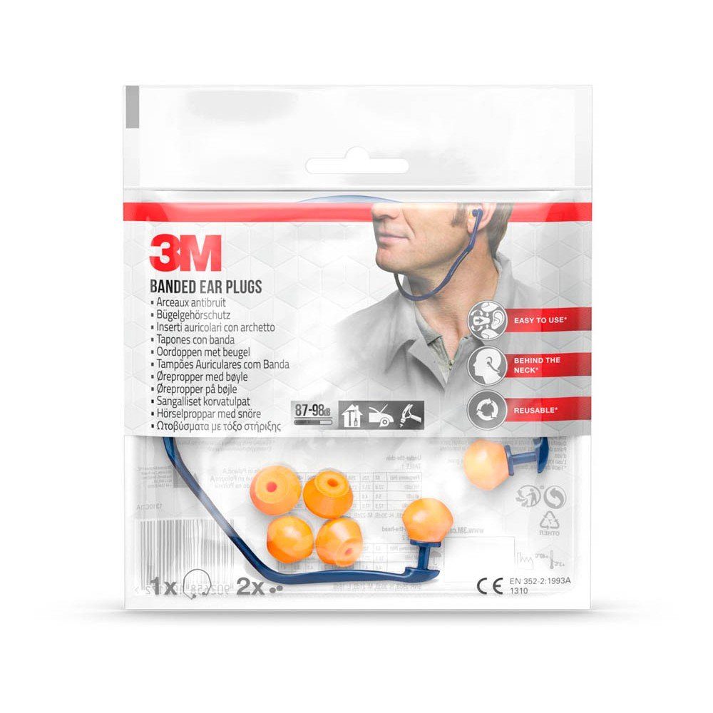 3M Bügelgehörschutz 1 Bügelgehörschutz mit 2 Paar Ersatzstöpsel