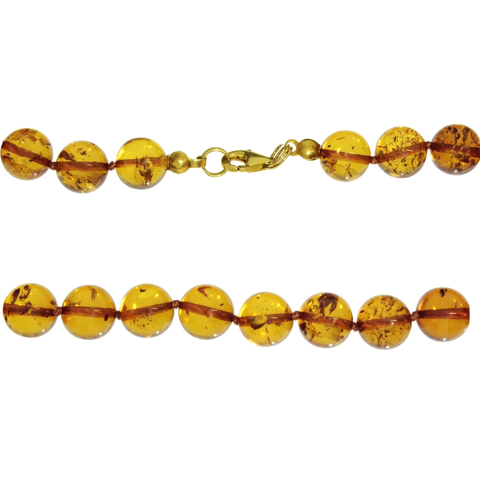 OSTSEE-SCHMUCK Gliederkette Ostsee-Schmuck Kette Kugel 10 mm Kette Kugel 10 mm (1-tlg)