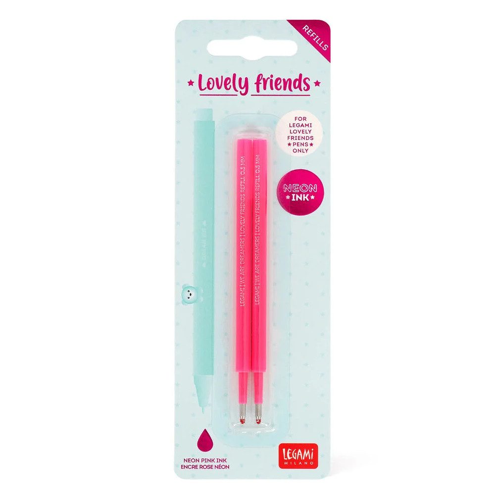 Legami Gelschreiber Lovely Friends Ersatzminen Set, alle Farben
