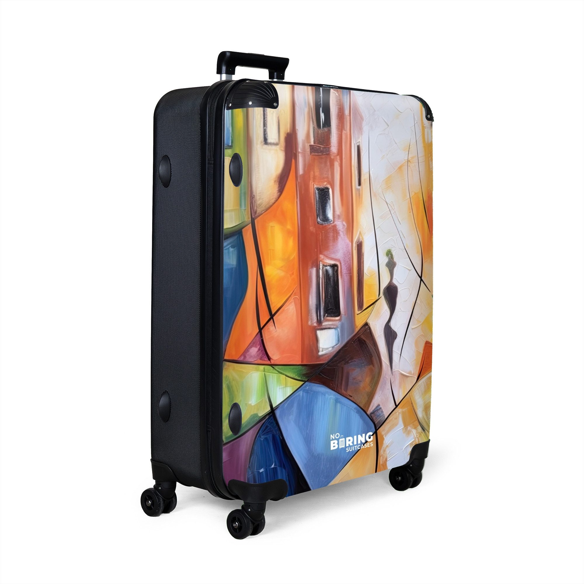 NoBoringSuitcases.com© Hartschalen-Trolley Abstrakt - Kunst - günstig online kaufen