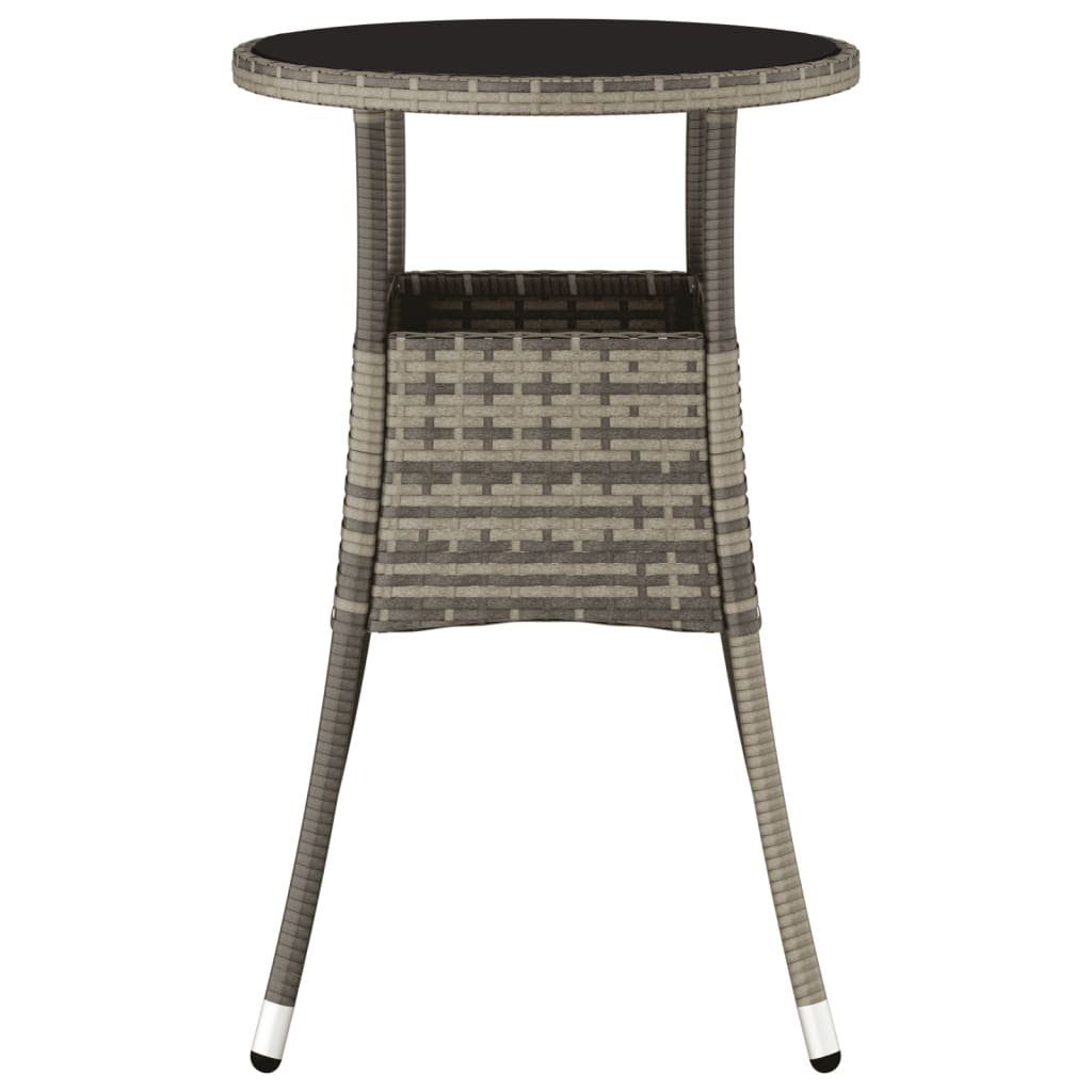 vidaXL Gartentisch Gartentisch Ø60x75 cm Hartglas günstig online kaufen