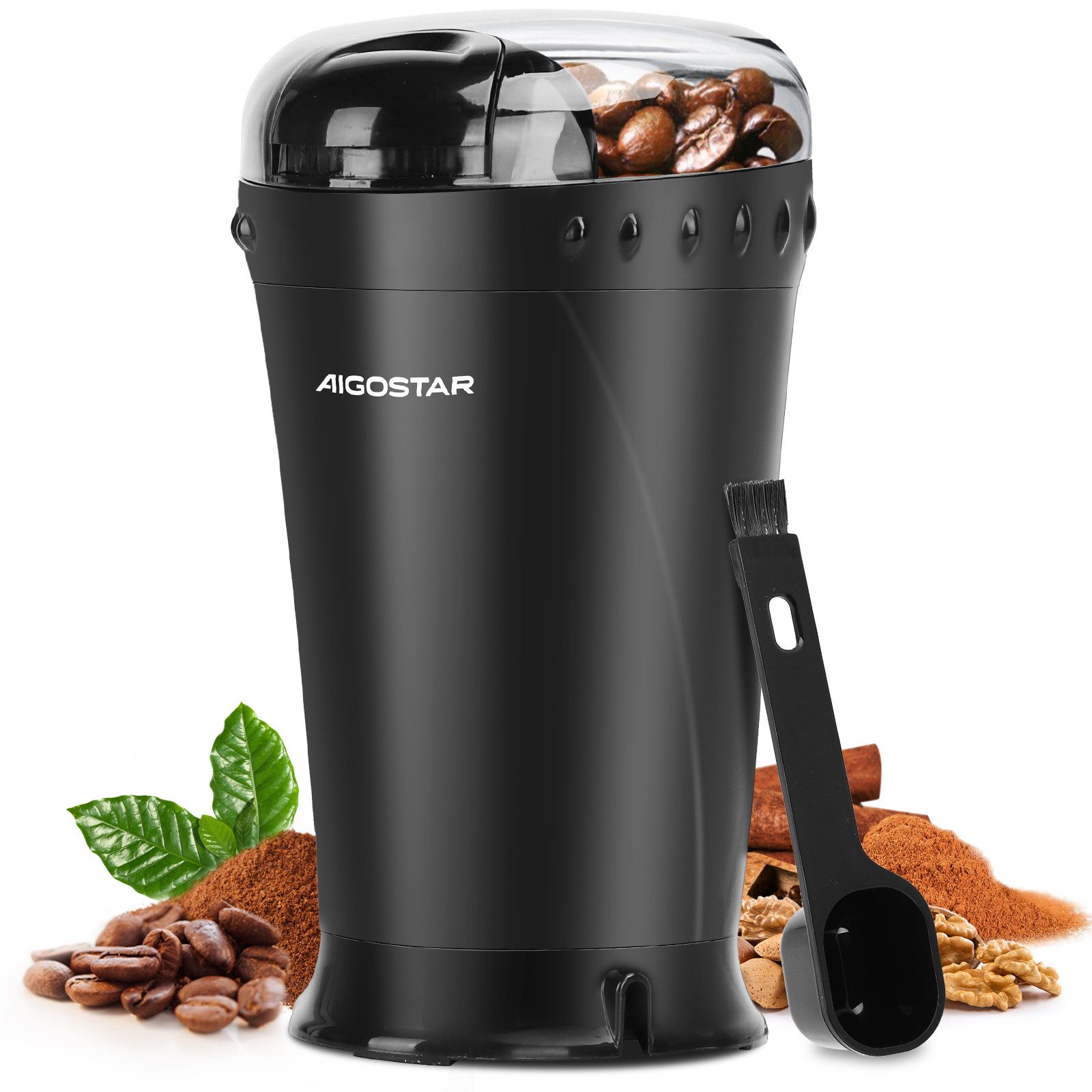 Aigostar Kaffeemühle Elektrisch Gewürzmühle Kaffee Mühle