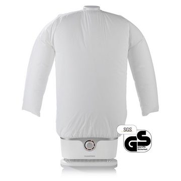 CLEANmaxx Bügelsystem Hemden- und Blusenbügler 1800W weiß 2024-Model, 1800,00 W, Hemdenbügler 2024 Model