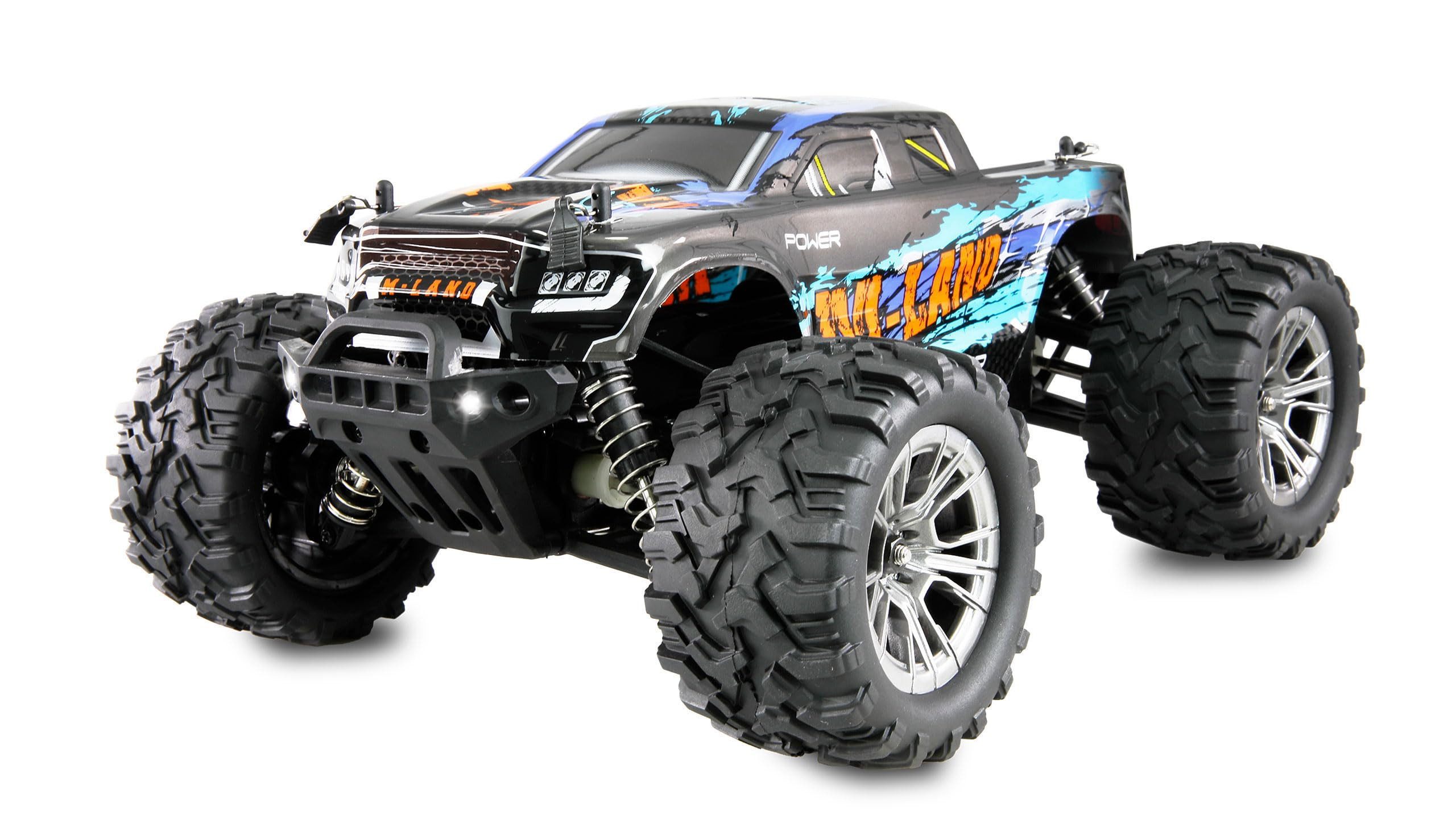 Amewi RC-Auto Ame M-Land Monstert, Robustes ferngesteuertes Monsterauto bis 48 km/h