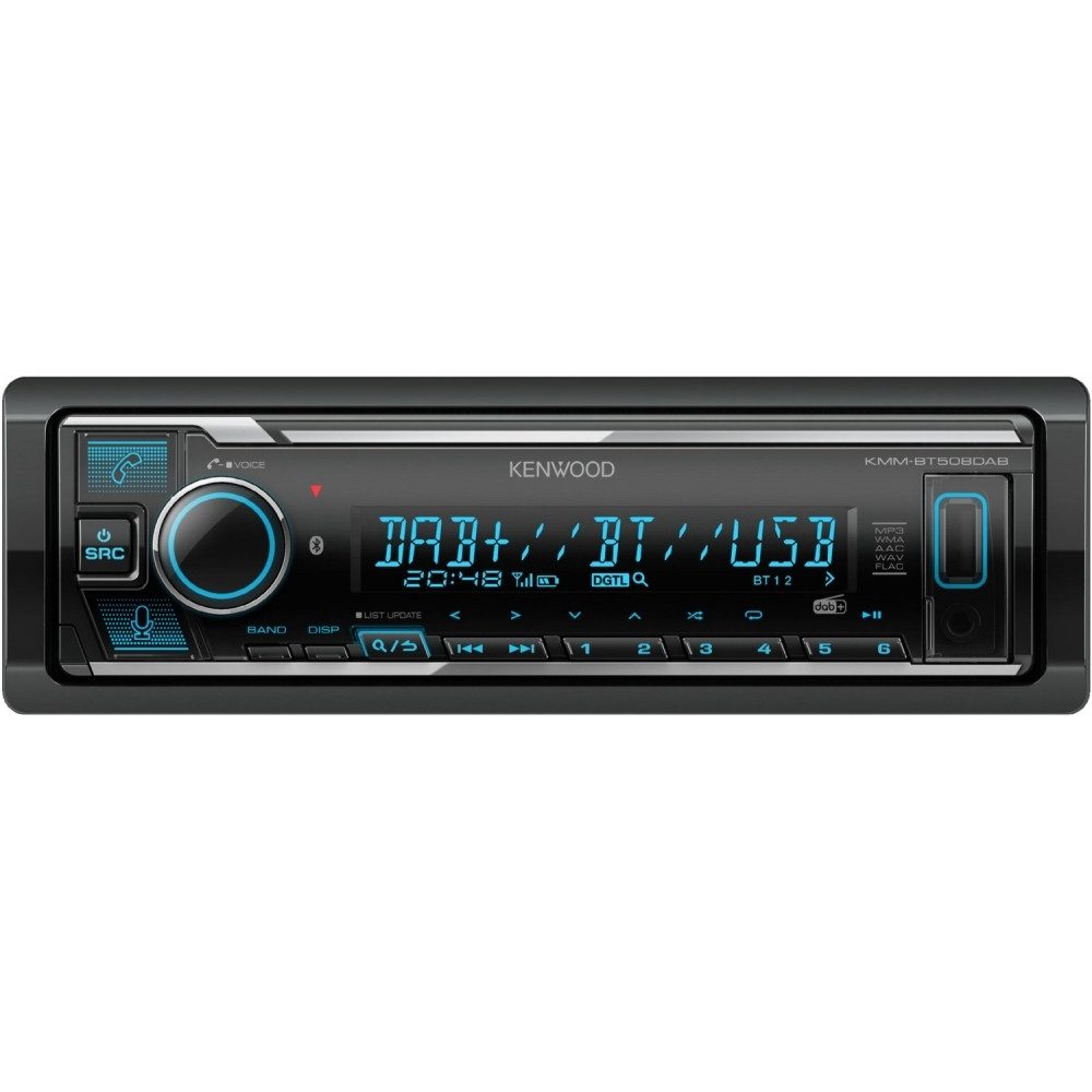 Kenwood Kenwood KMMBT508DAB Autoradio DAB+ und Bluetooth. Autoradio (DAB+ Digitalradio, AM/FM Radio, AM/FM Radio)