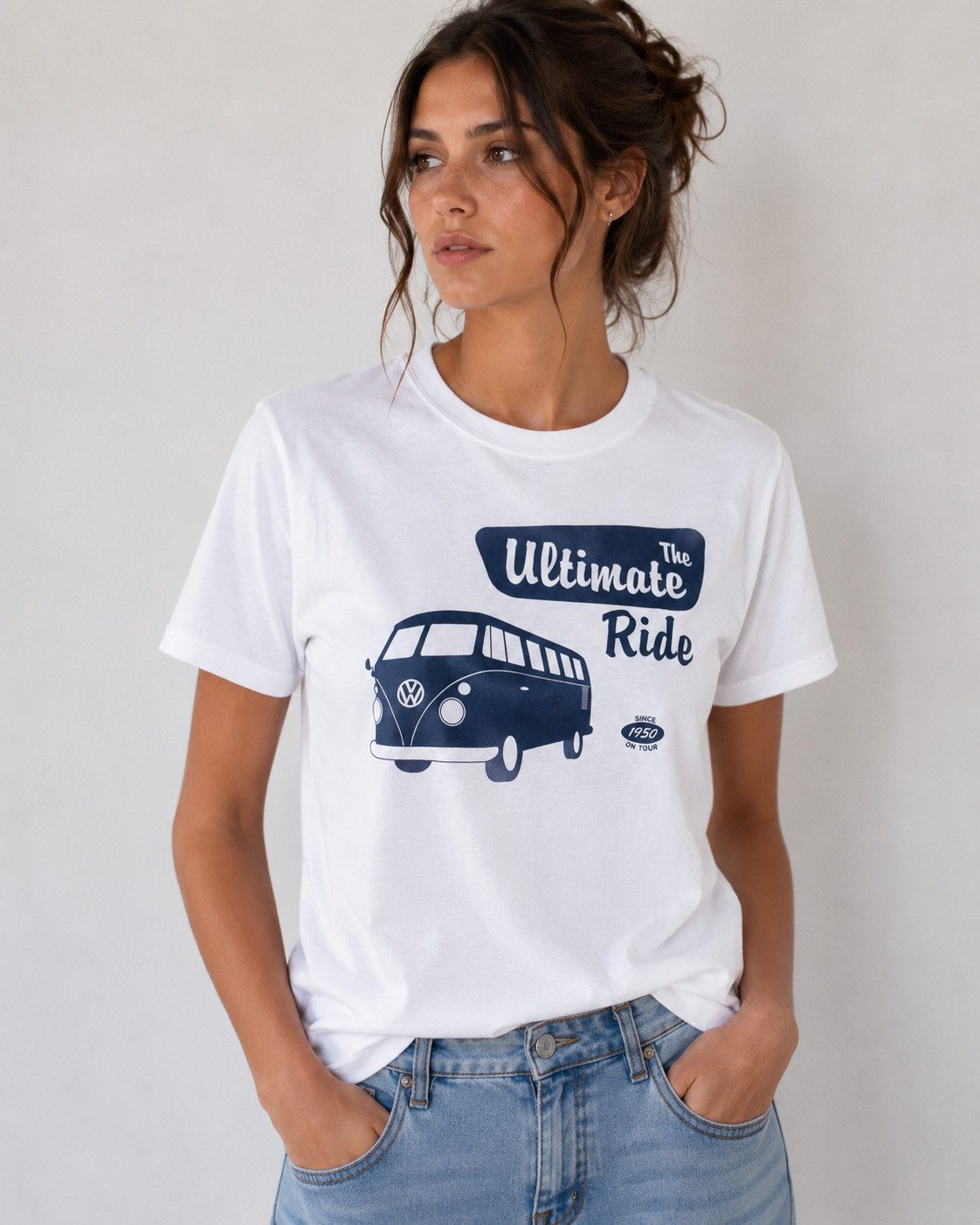 VW Collection by BRISA Kurzarmshirt Volkswagen Unisex T-Shirt Rundhalsausschnitt