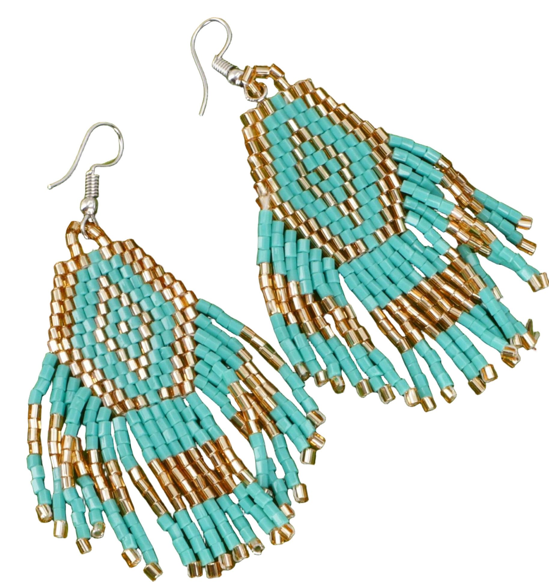 Guru-Shop Paar Ohrhänger Indigener Schmuck, Boho Ohrringe, Ethno.. günstig online kaufen
