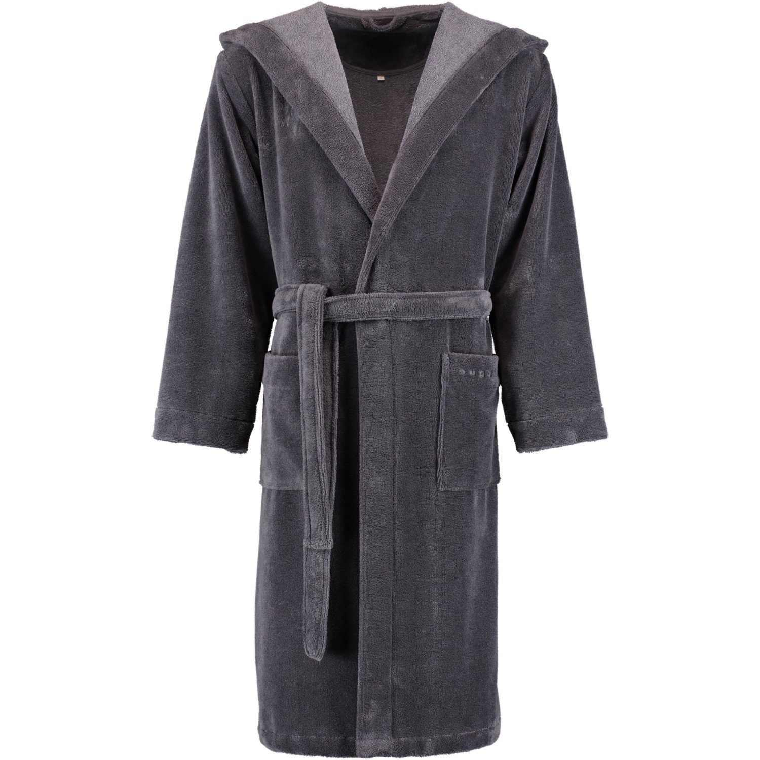 bugatti Herrenbademantel Roberto Kapuze Microfaser, Kapuze, 50% Baumwolle, günstig online kaufen