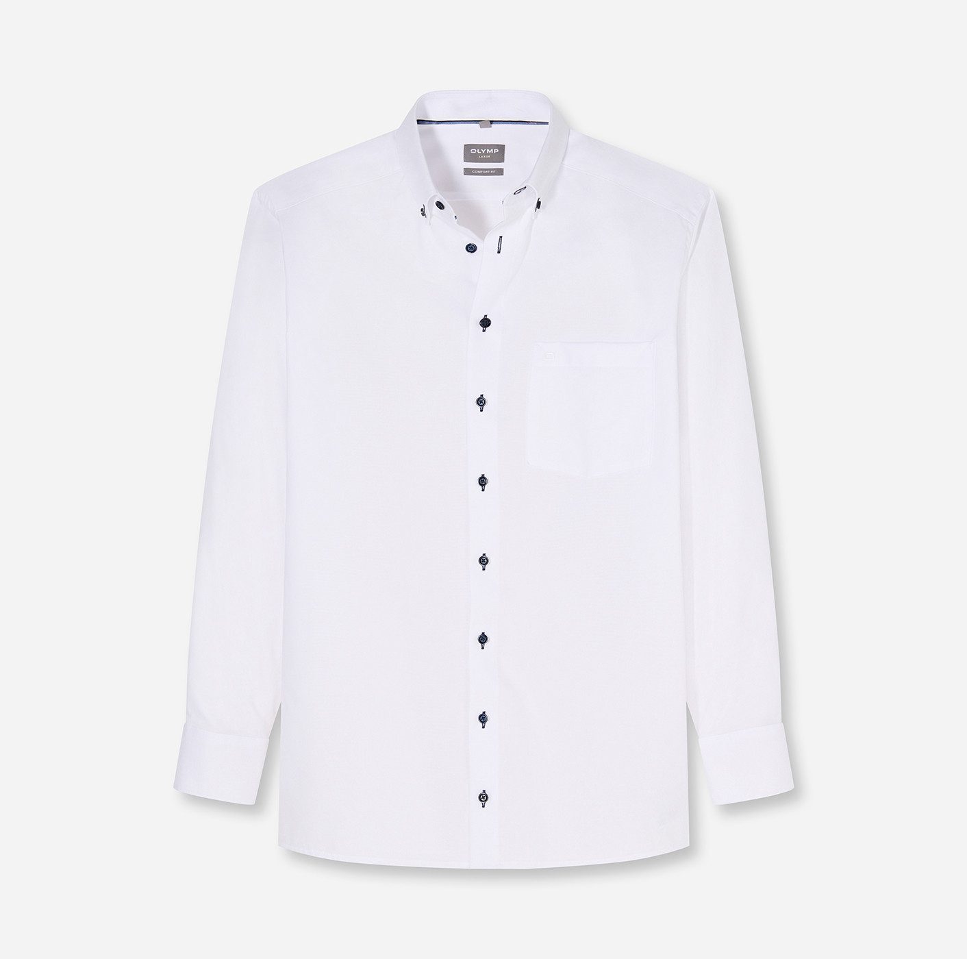 OLYMP Langarmhemd Luxor Businesshemd, comfort fit, Button-down-Kragen