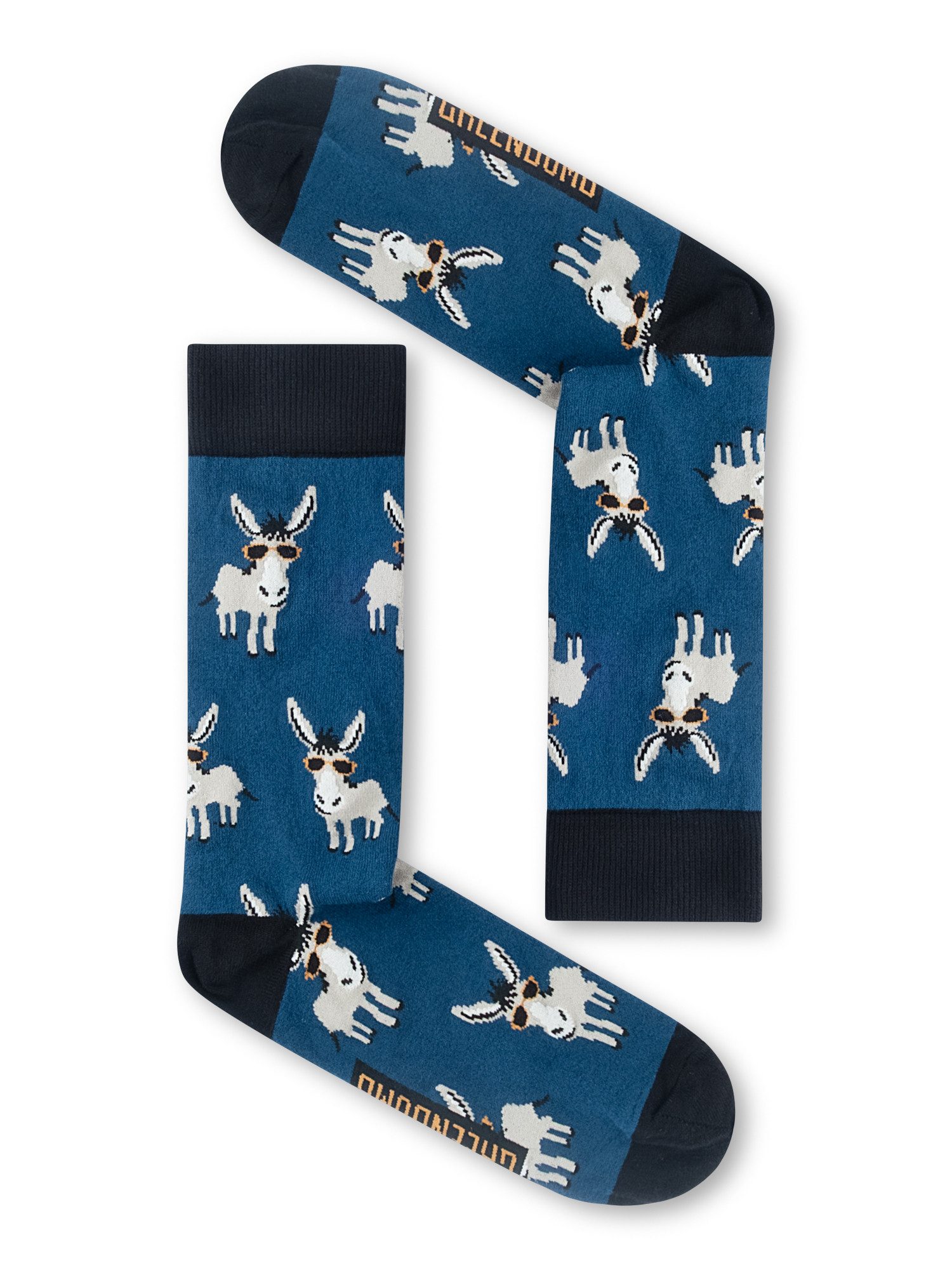 GreenBomb Socken Socks Funky Donkey 2 Bio-Baumwoll-Mix, Polyamid, Elasthan, kreative Designs